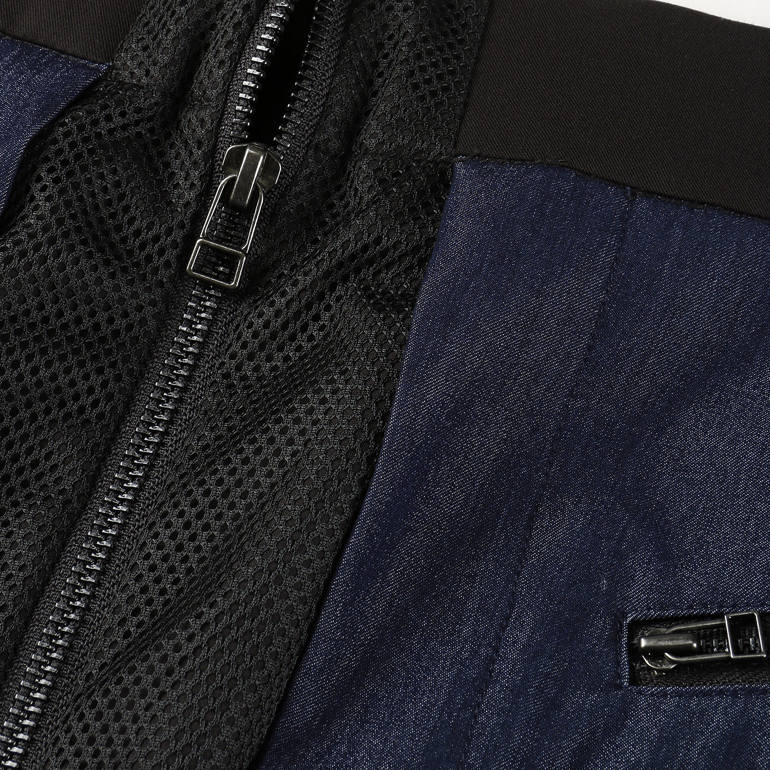 デニム切替スカート - 画像10