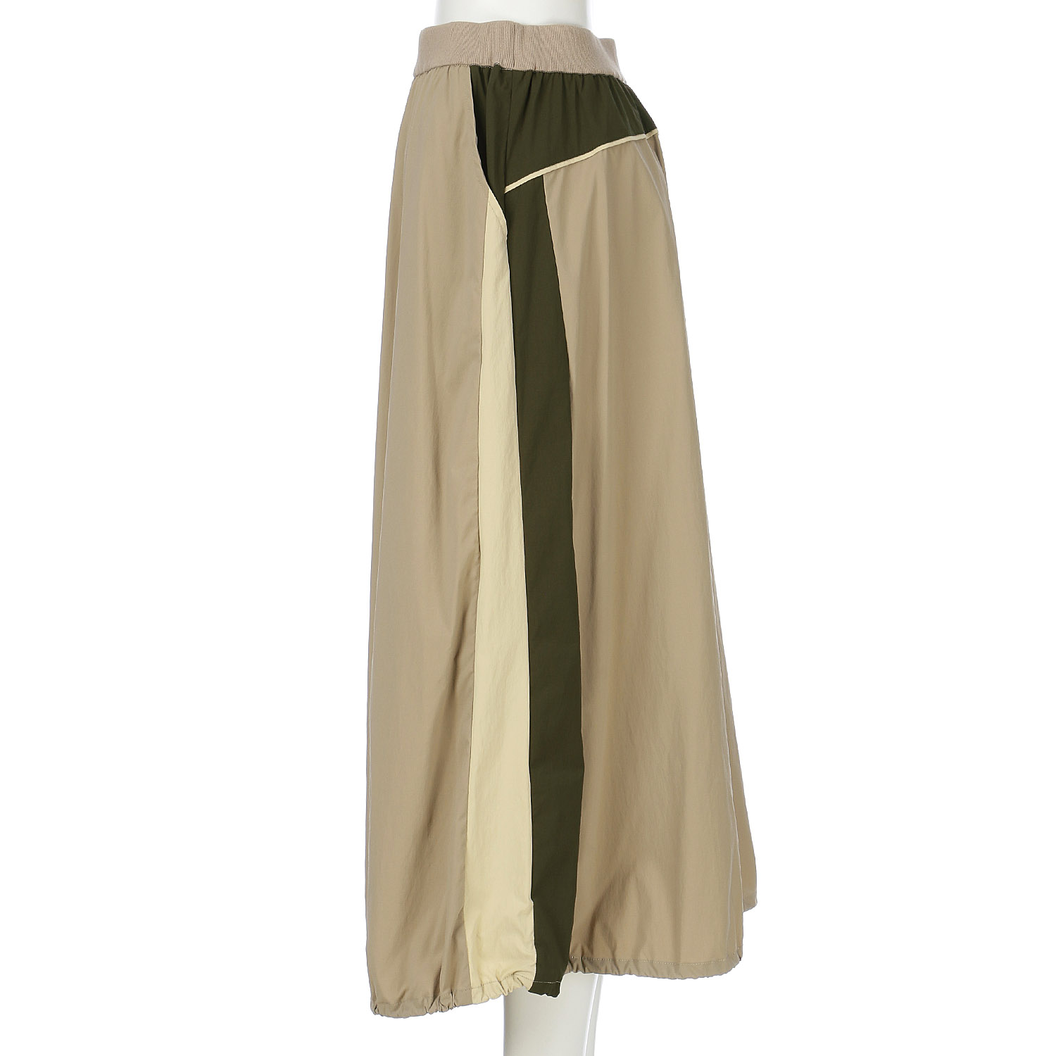 配色バルーンスカート - 画像5