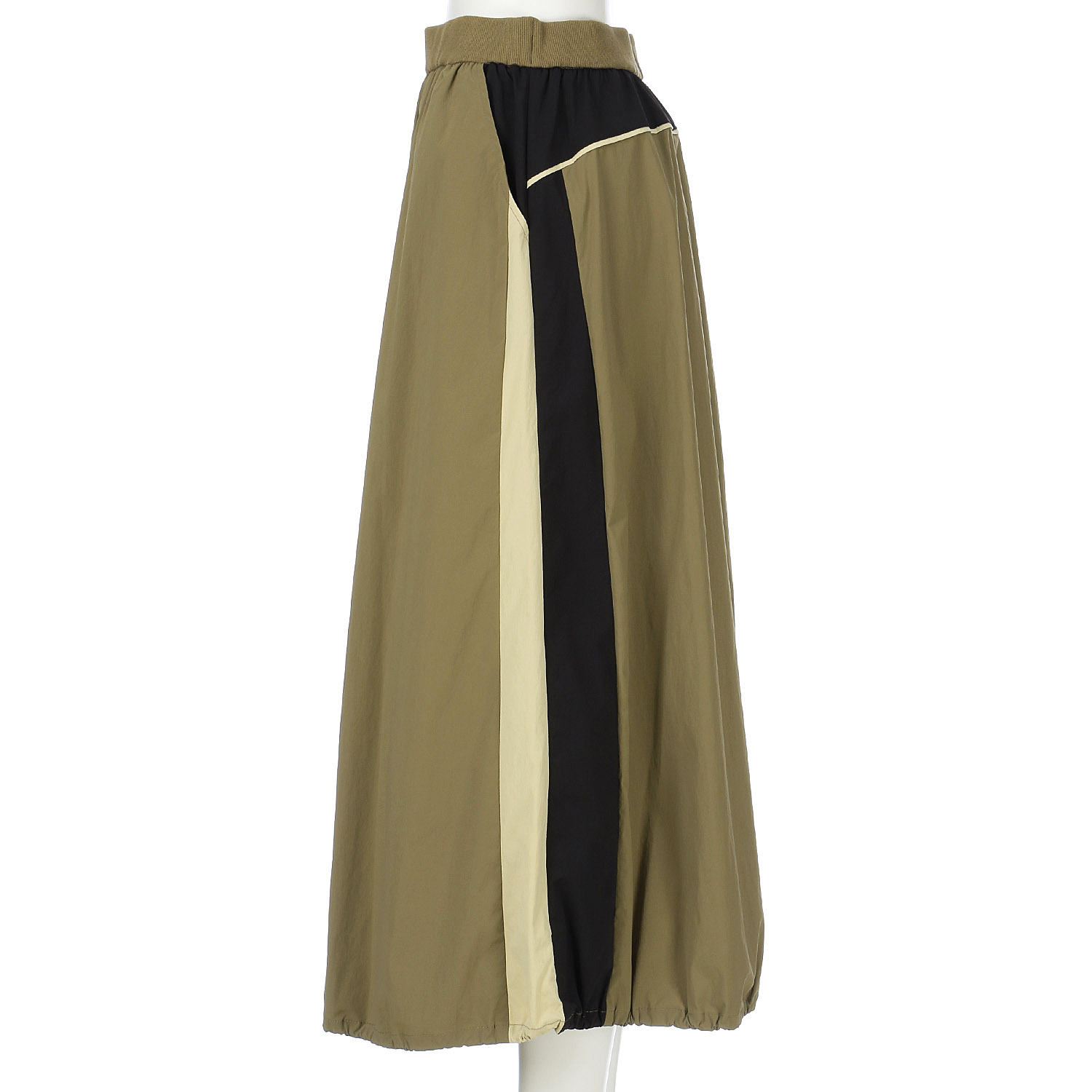 配色バルーンスカート - 画像7