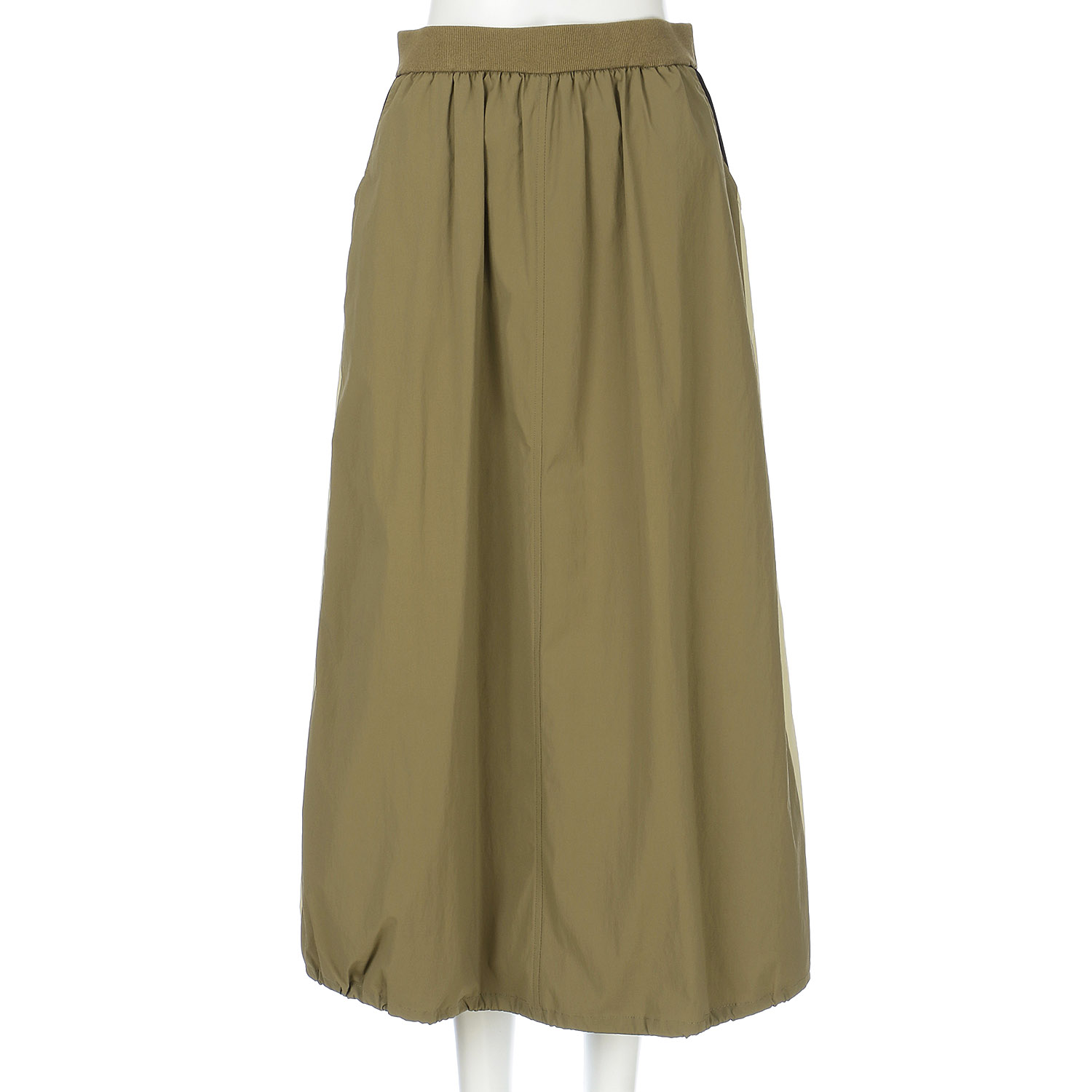 配色バルーンスカート