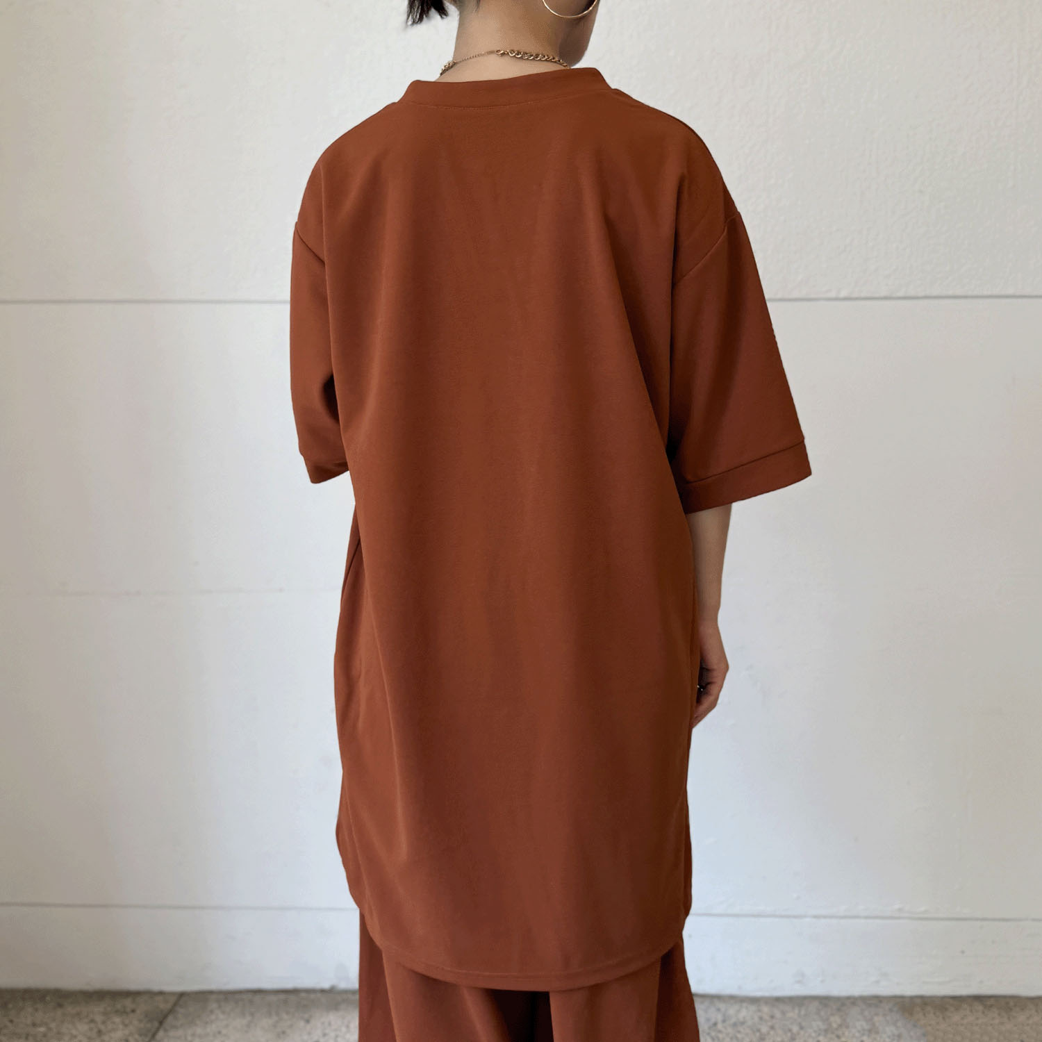 カットジョーゼットチュニック - 画像4