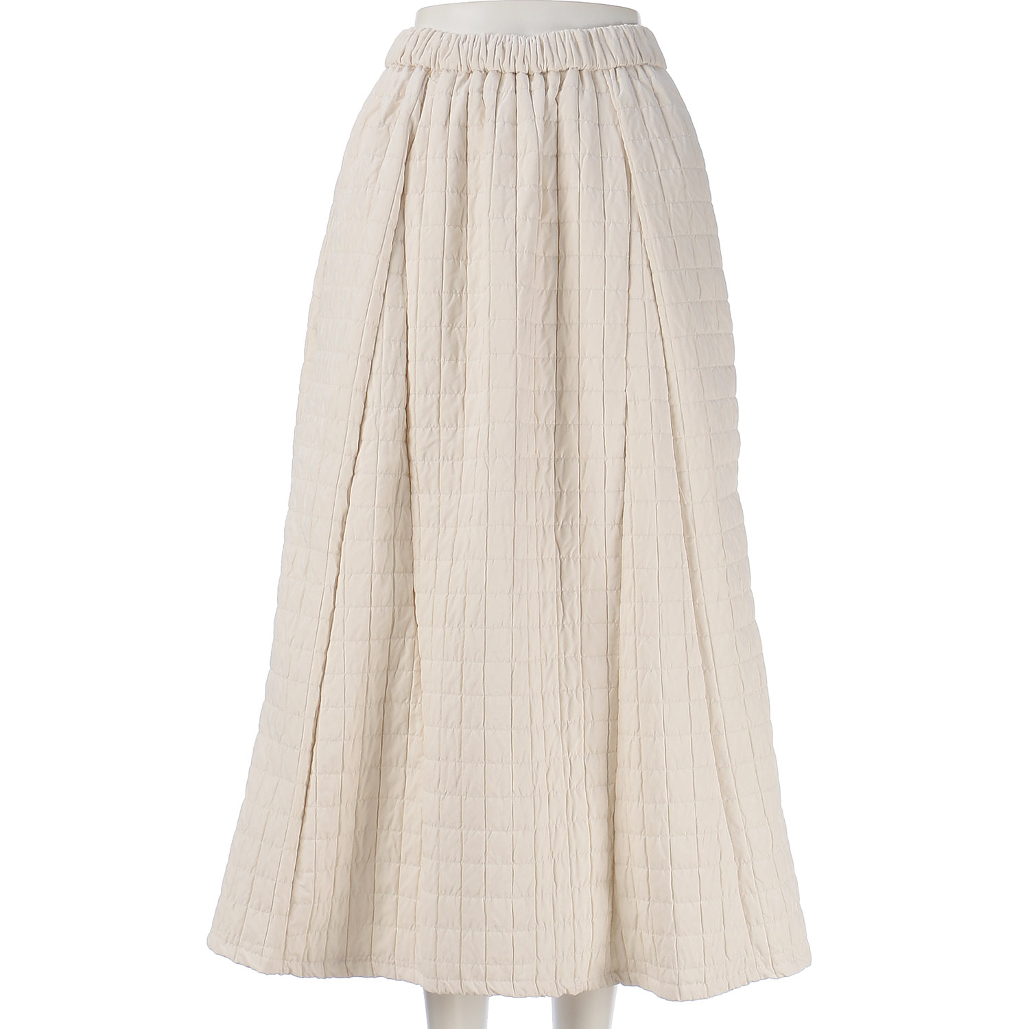 キルティングフレアスカート - 画像3