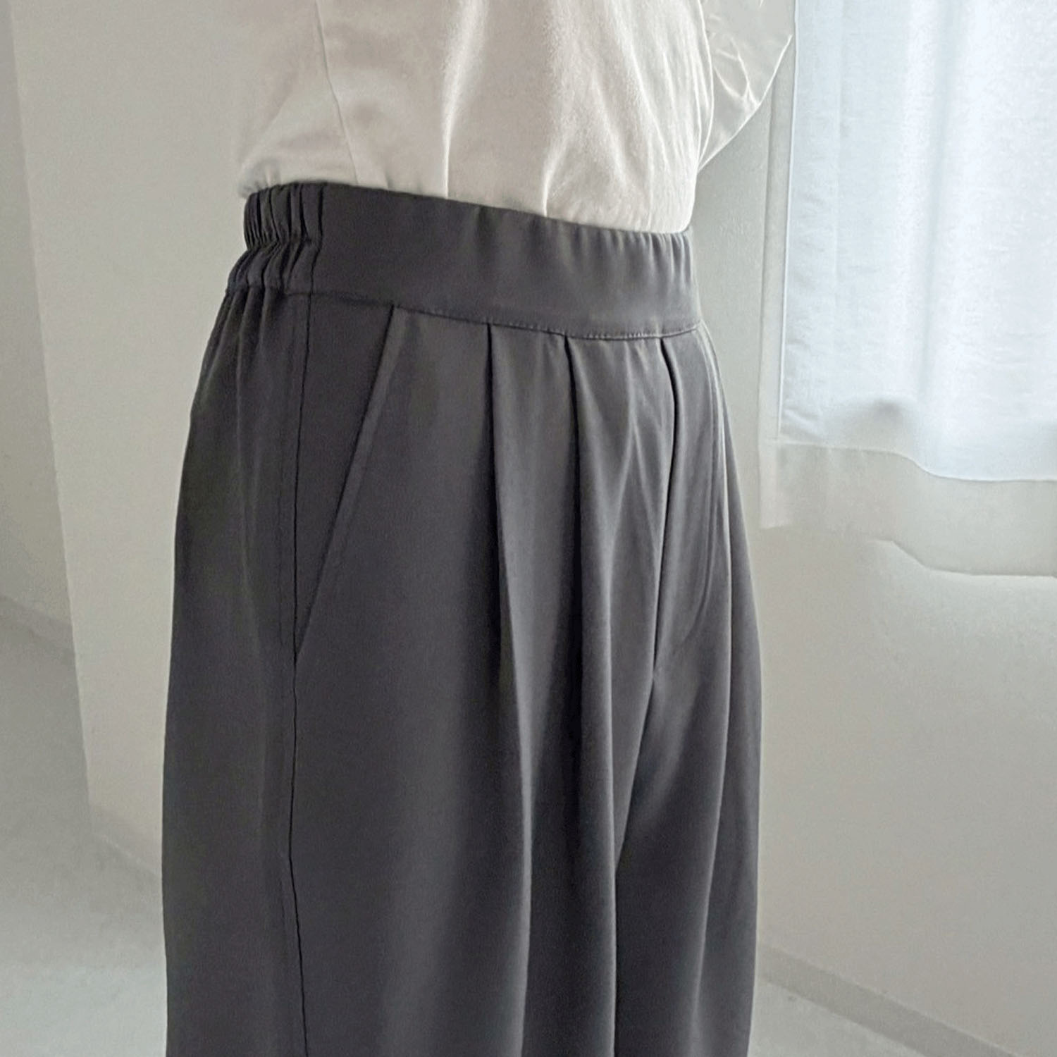 【my life】バレルレッグパンツ - 画像2