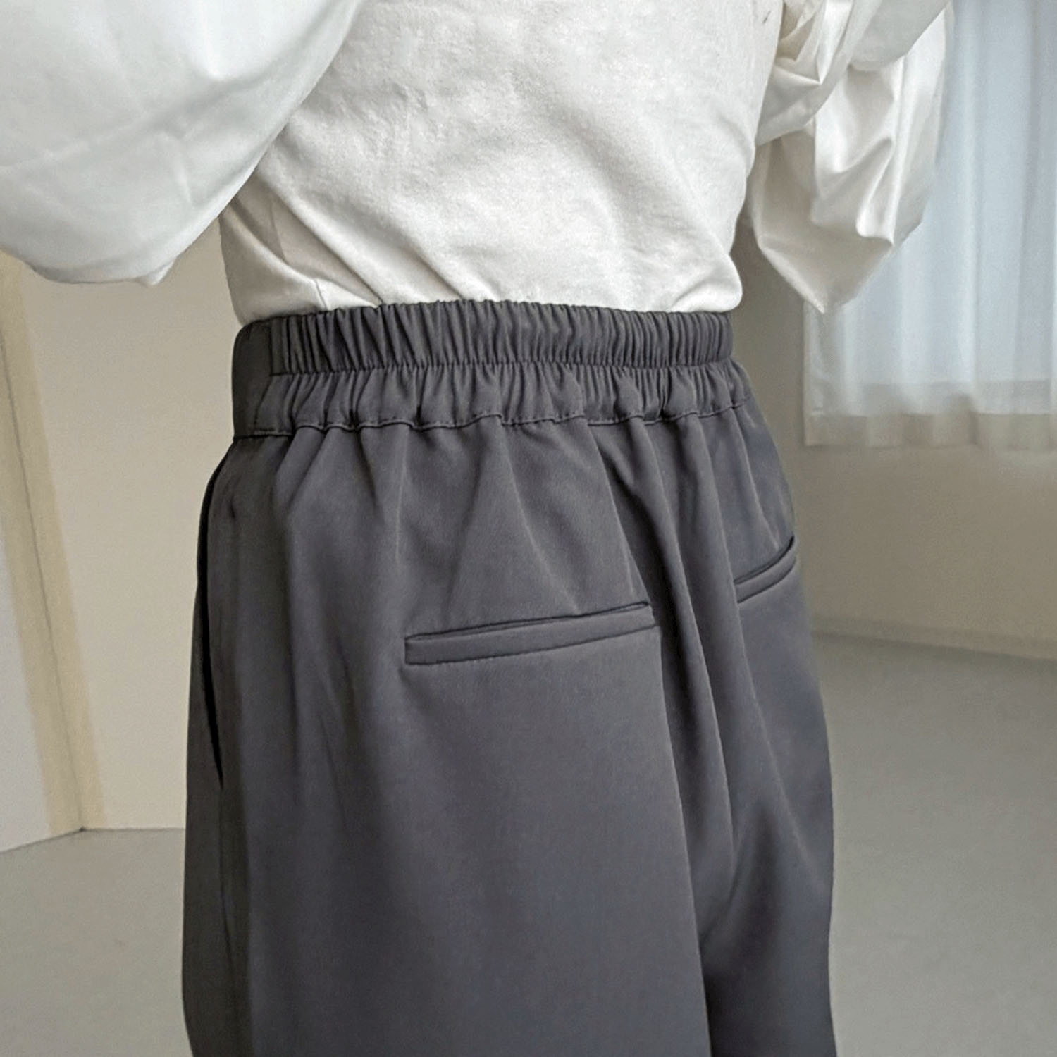 【my life】バレルレッグパンツ - 画像3