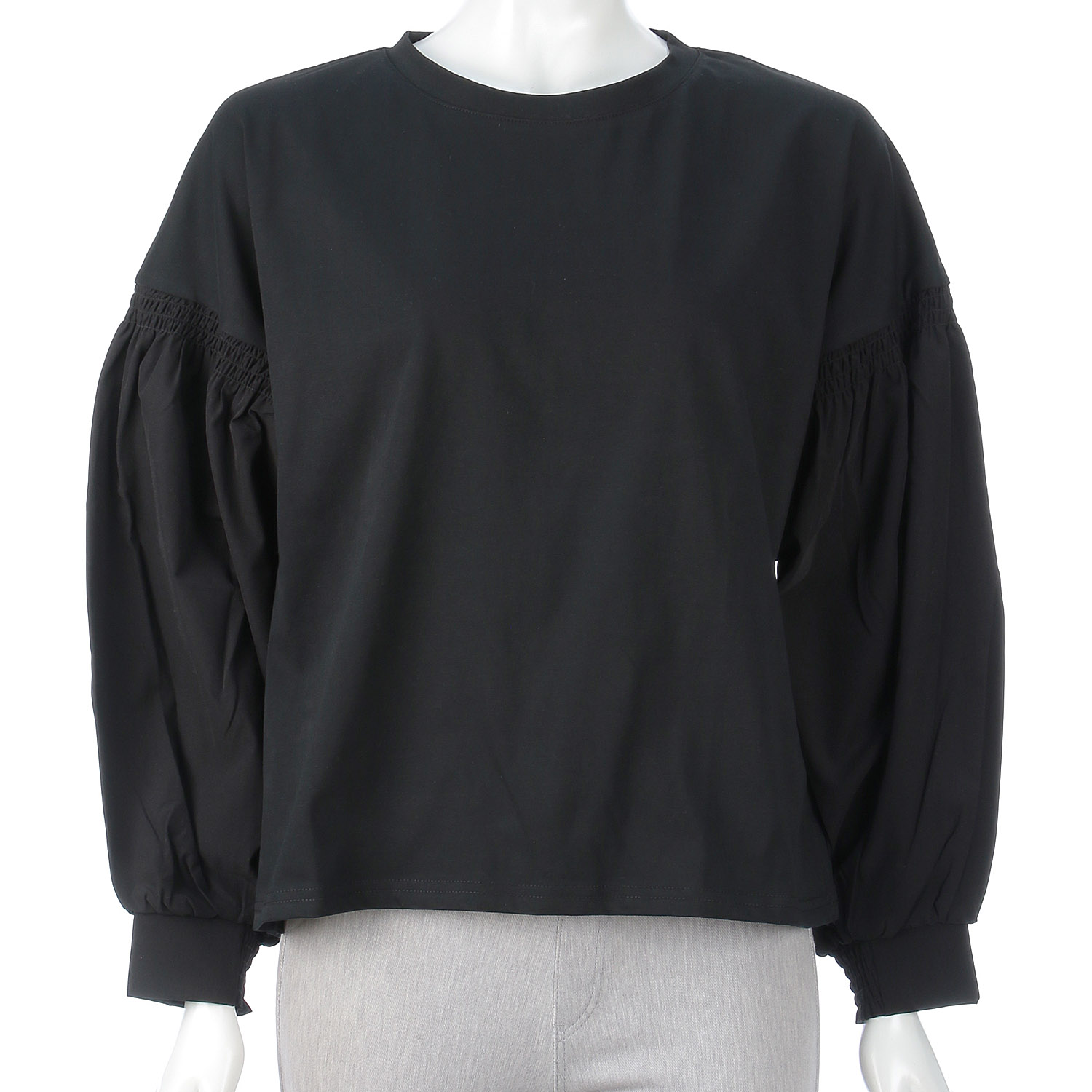 【my life】袖布帛切替プルオーバー - 画像5