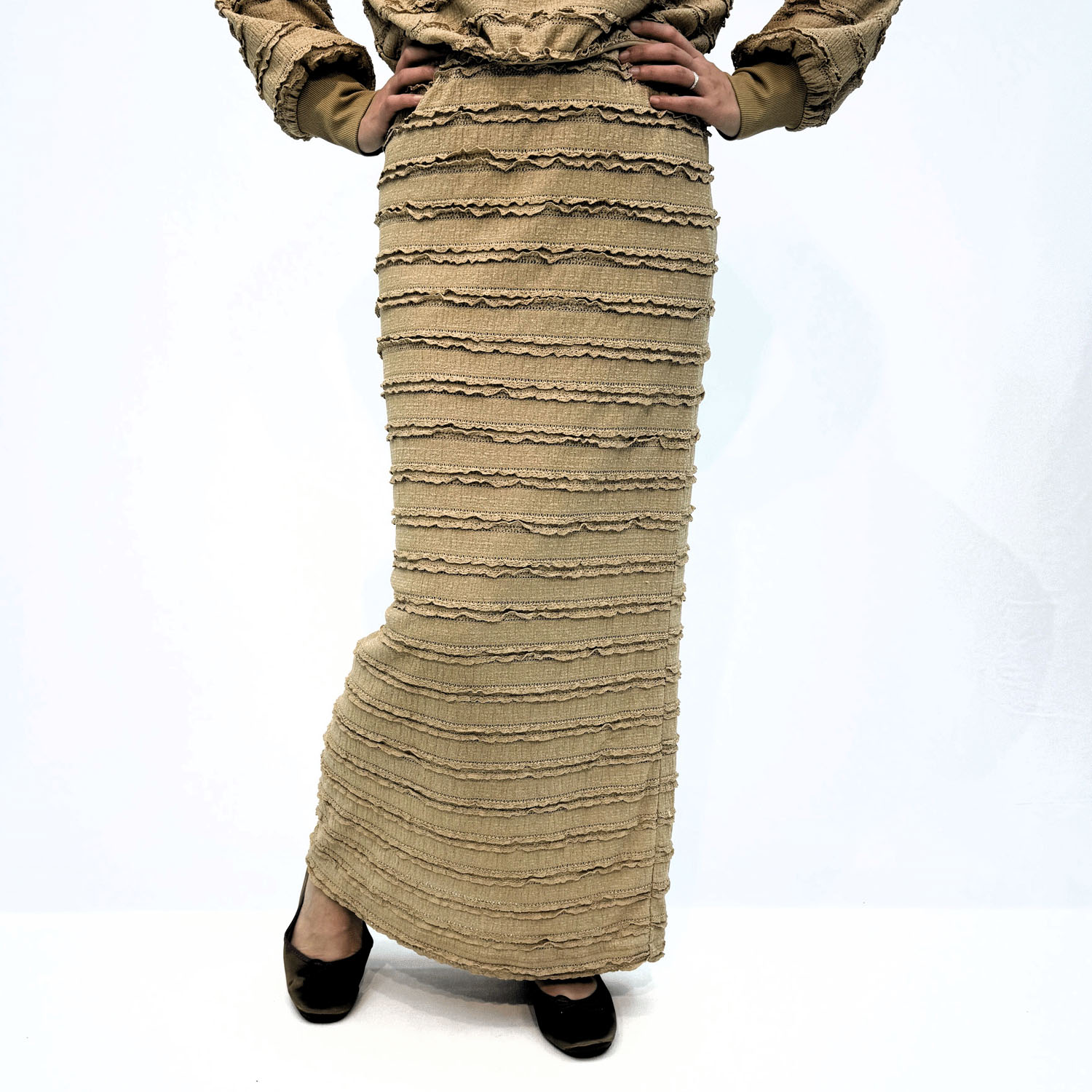 シャーリングフリルスカート - 画像2