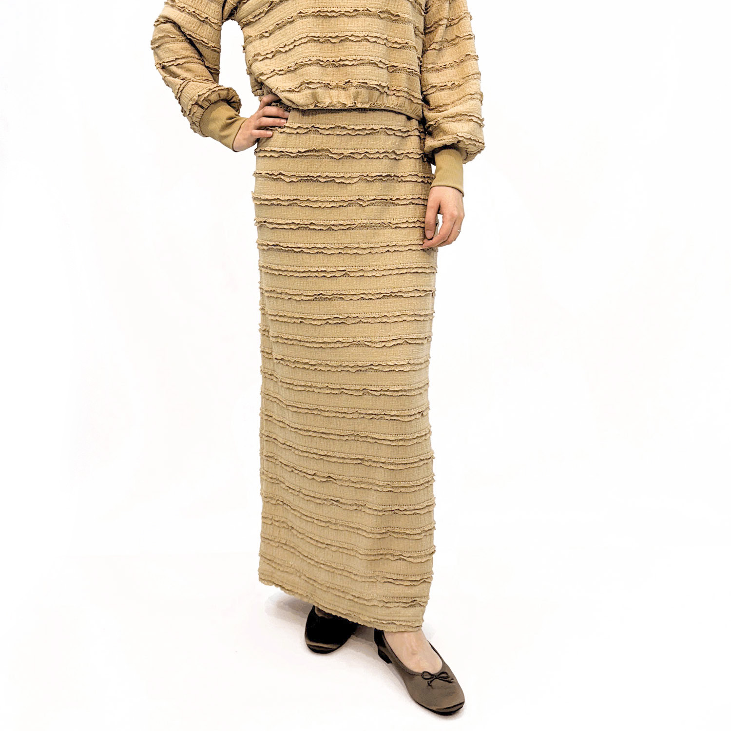 シャーリングフリルスカート - 画像7