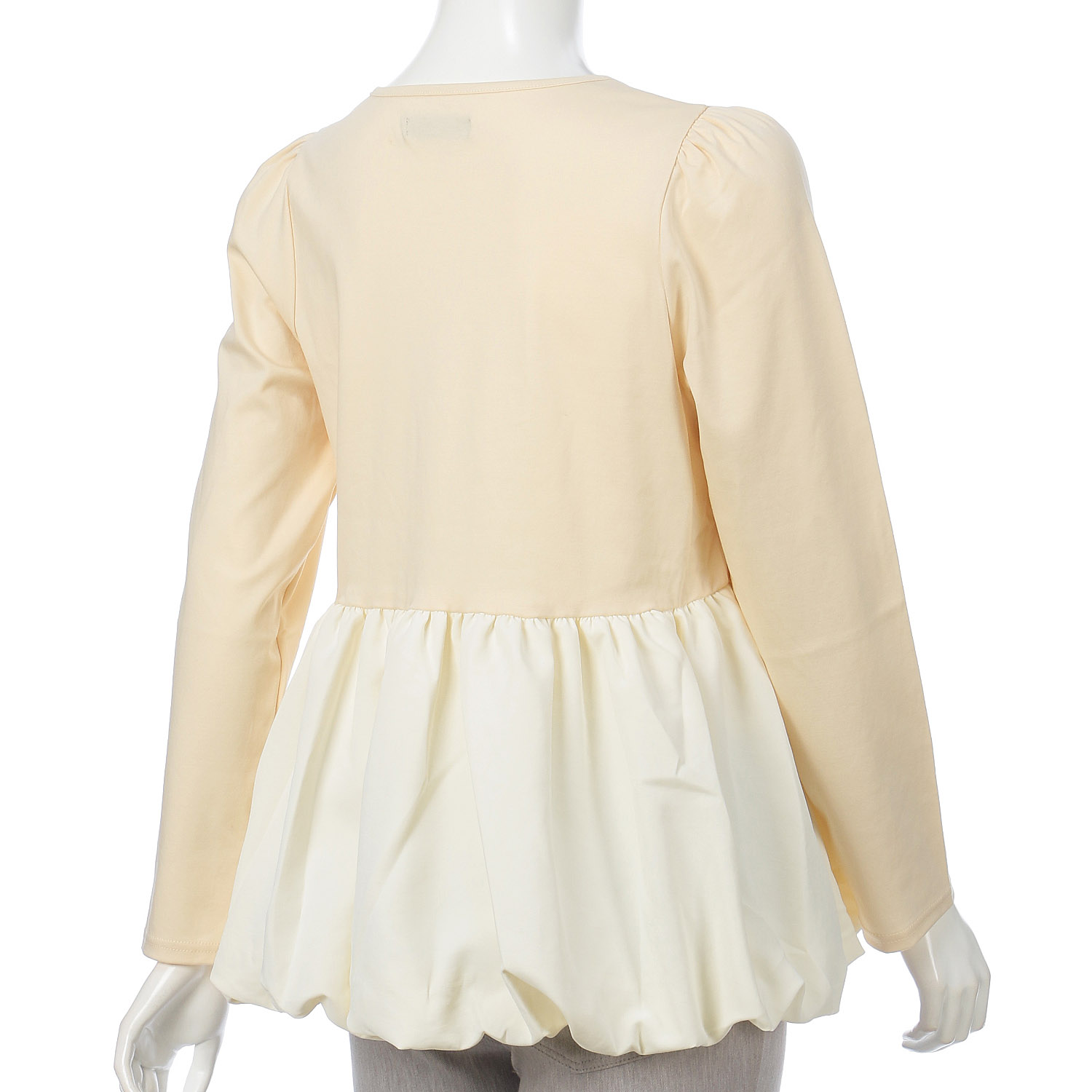 バルーン裾クルーネックプルオーバー - 画像4