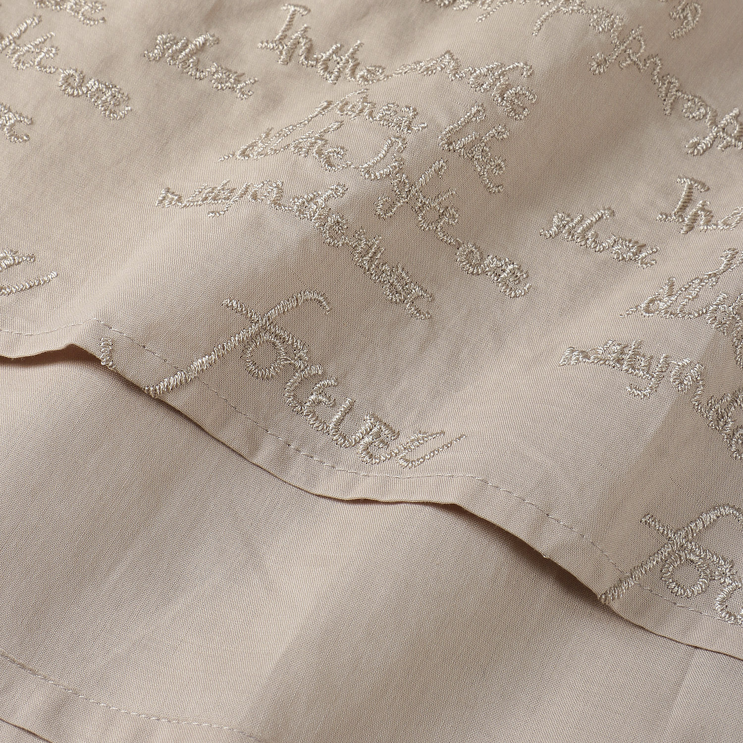 ロゴ刺繍スカート - 画像4