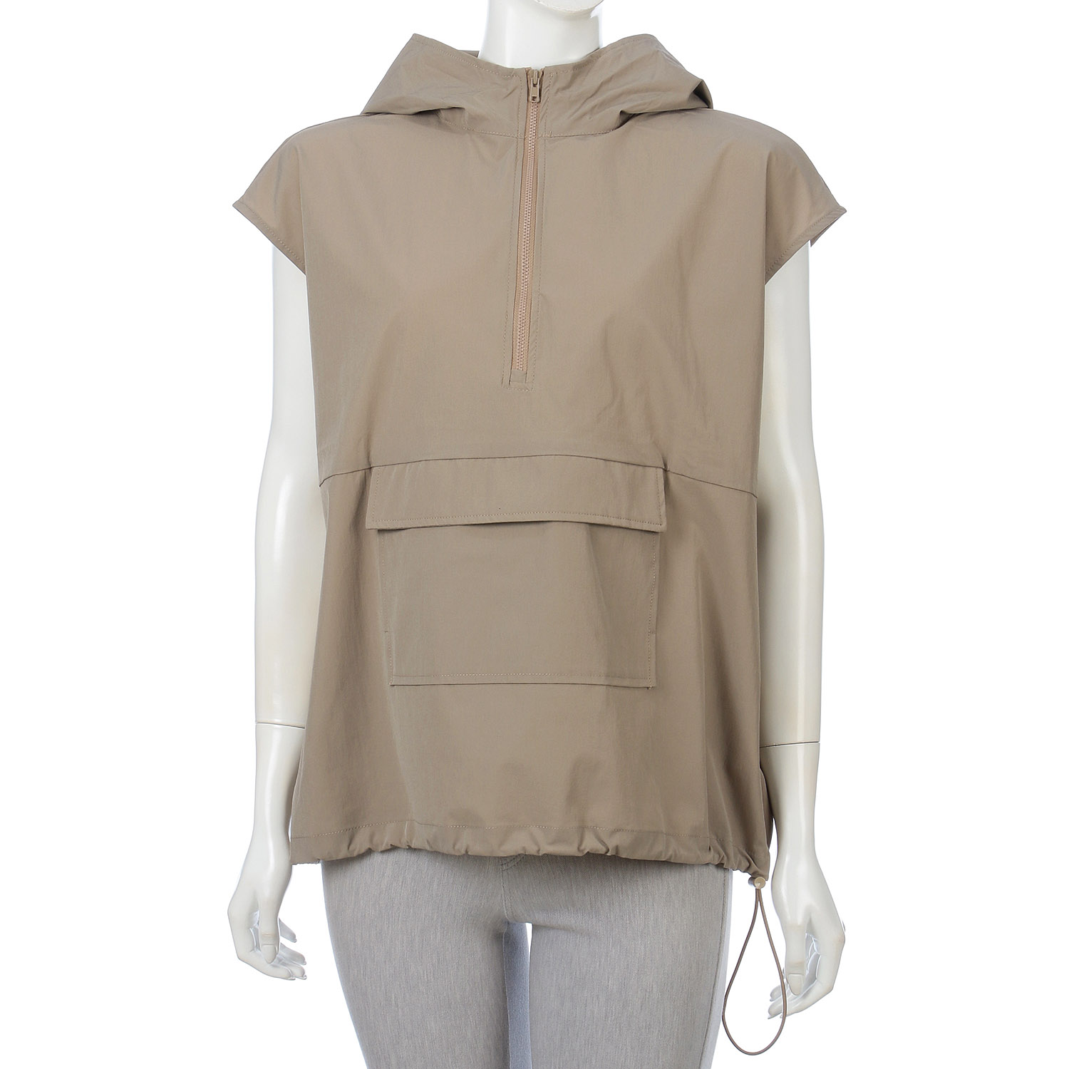 ラッシュガードフード付きビッグポケットプルオーバー