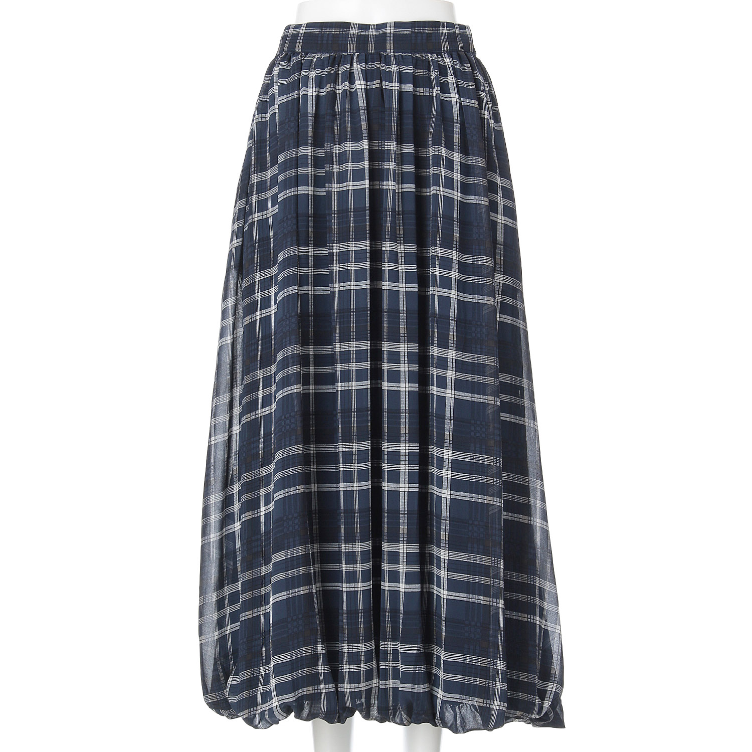 【my life】シアーチェックバルーンスカート - 画像11