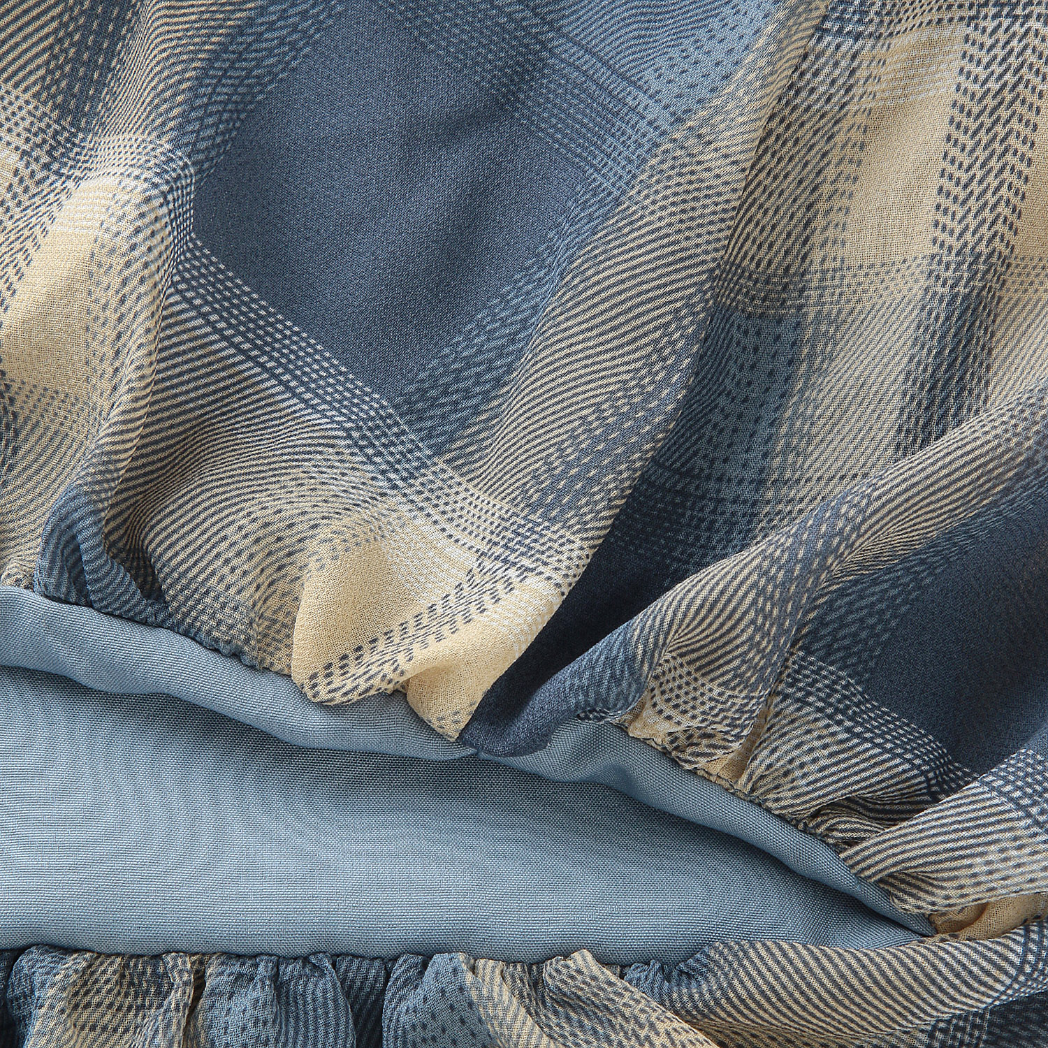 【my life】シアーチェックバルーンスカート - 画像9