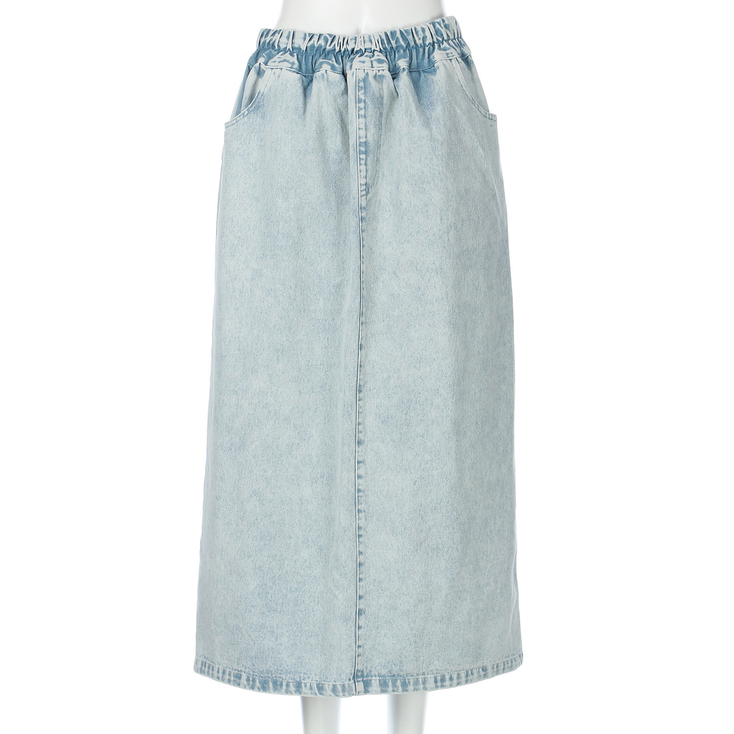 LUPIRIEN カラーデニムナロースカート - 画像6