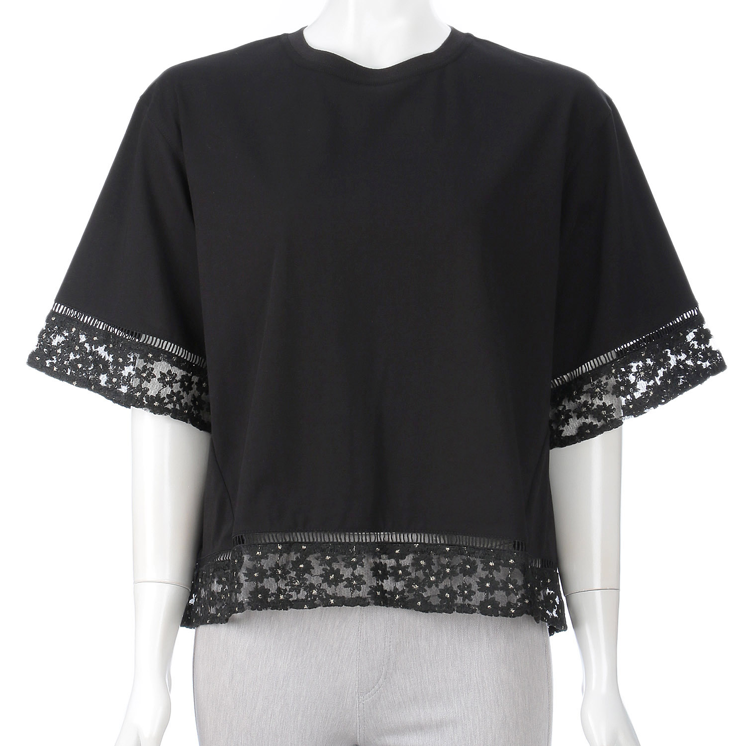 フラワーレースアクセントカットソープルオーバー - 画像2