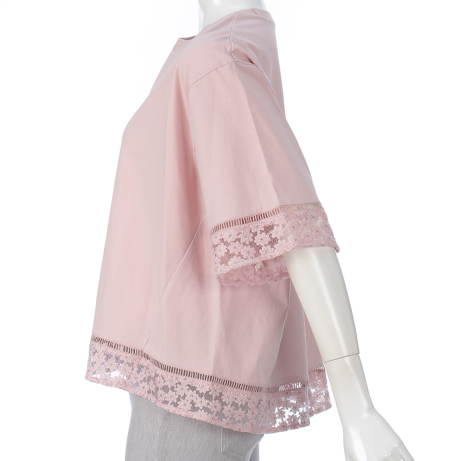 フラワーレースアクセントカットソープルオーバー - 画像6