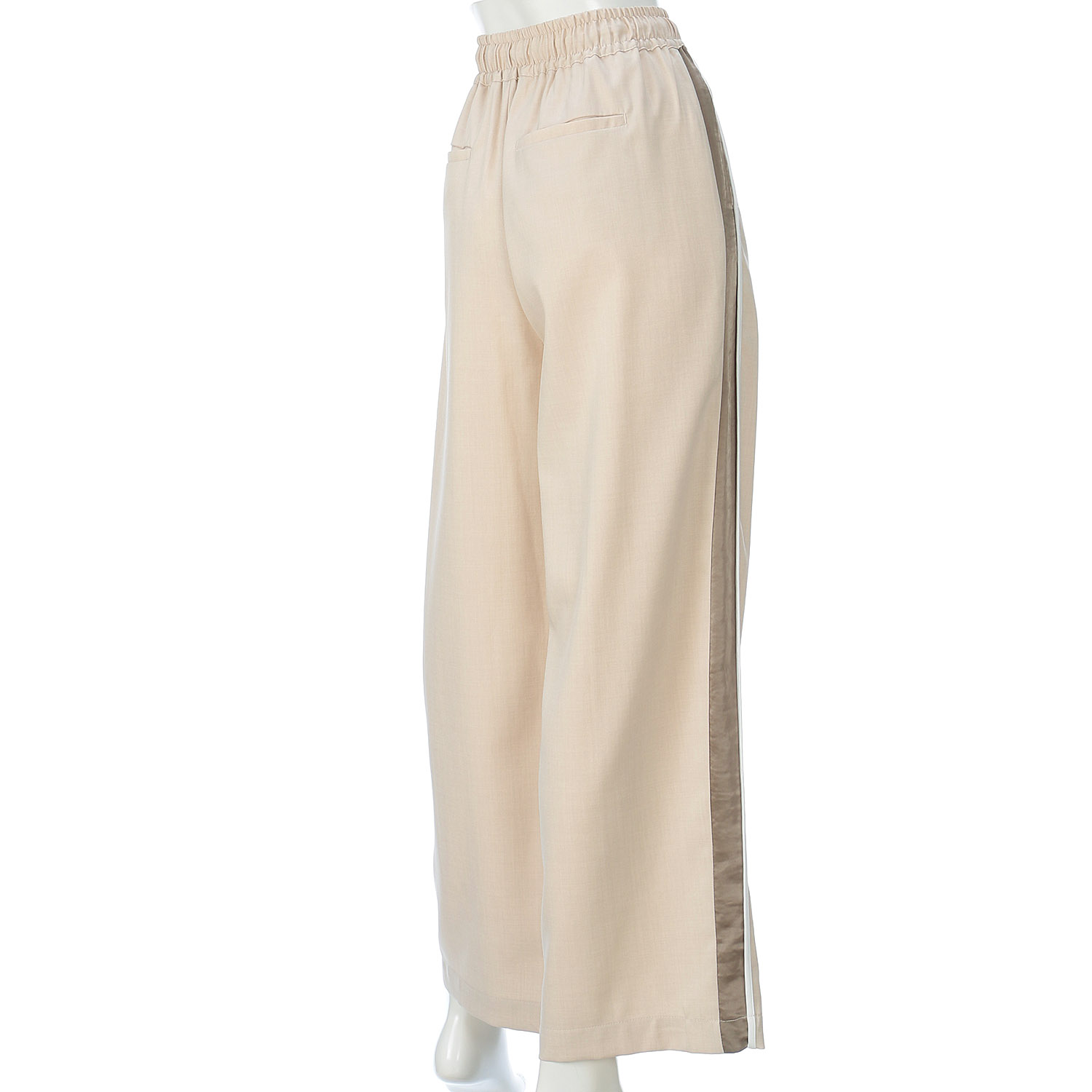 サイドバイカラーパイピングアクセントイージーパンツ - 画像6