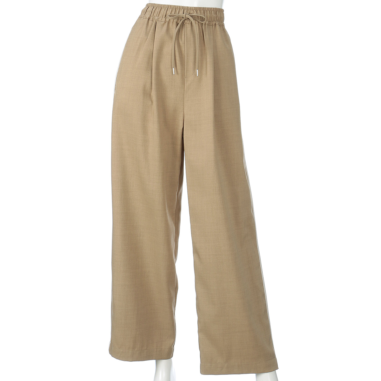 サイドバイカラーパイピングアクセントイージーパンツ - 画像8