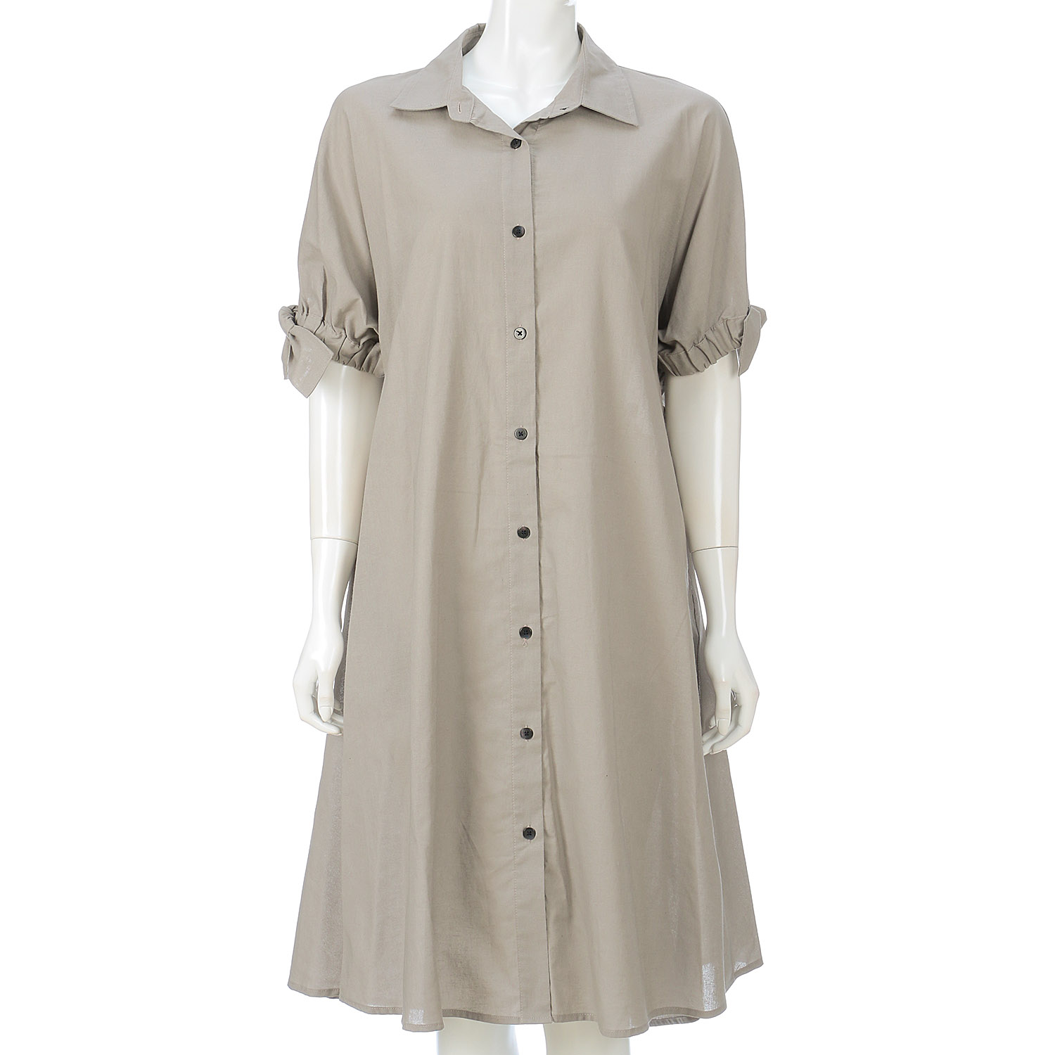 綿麻ワンピース - 画像2