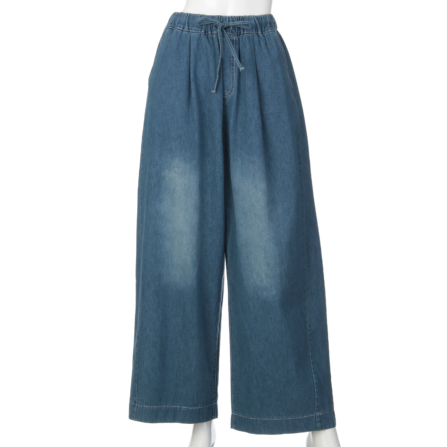 デニムワイドパンツ