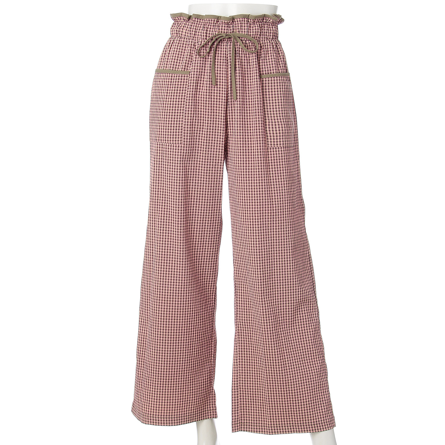ギンガムワイドパンツ - 画像3