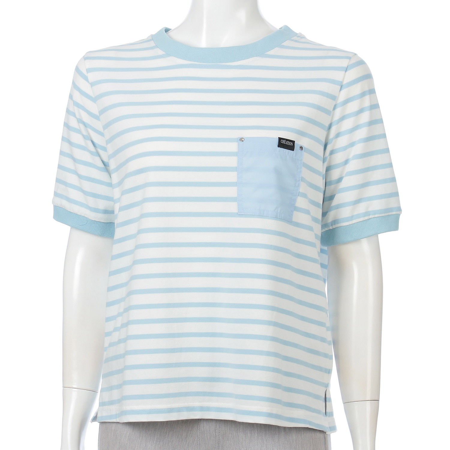 ボーダー切替プルオーバー - 画像3