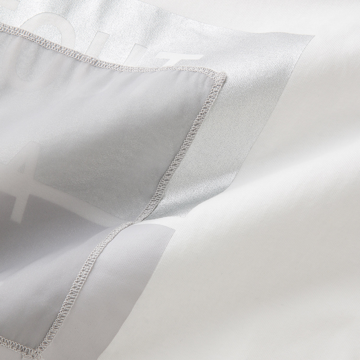 オーガンジー使いロゴTシャツ - 画像7