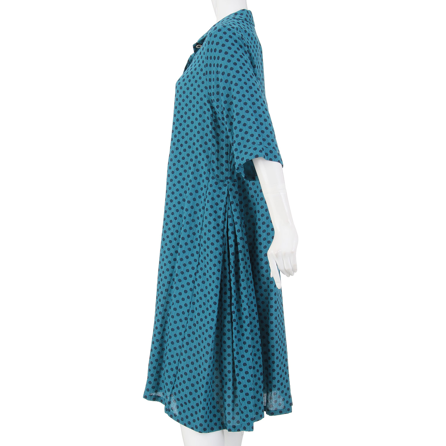 水玉プリントワンピース - 画像5