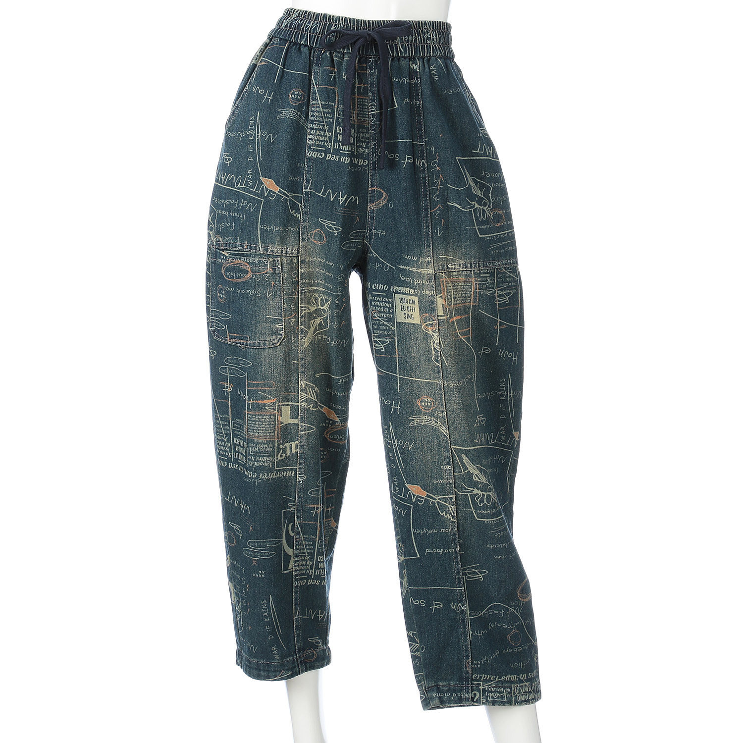 KhakiKoji バルーンデニムパンツ