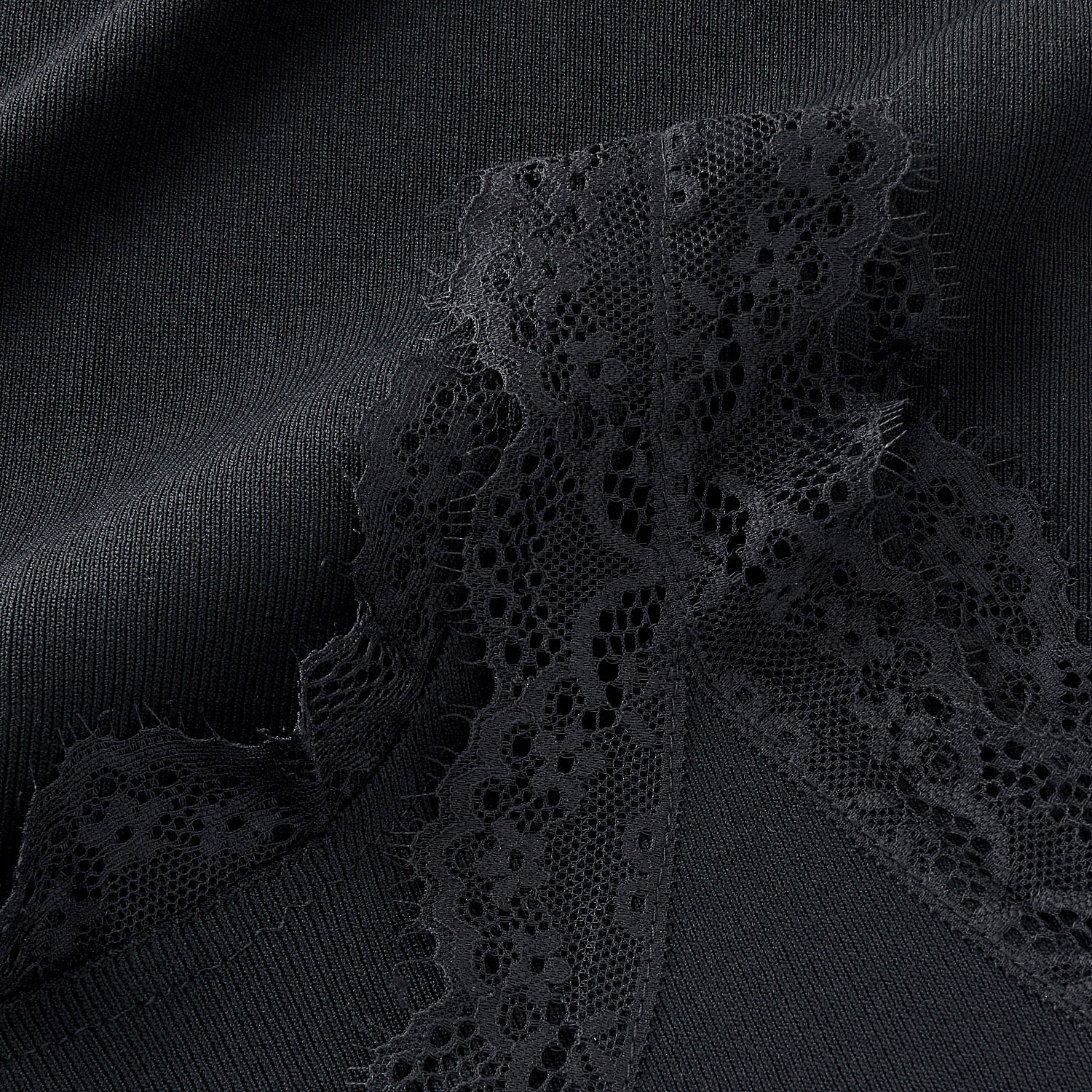 VERITE Vネックレースリブタンクトップ - 画像4