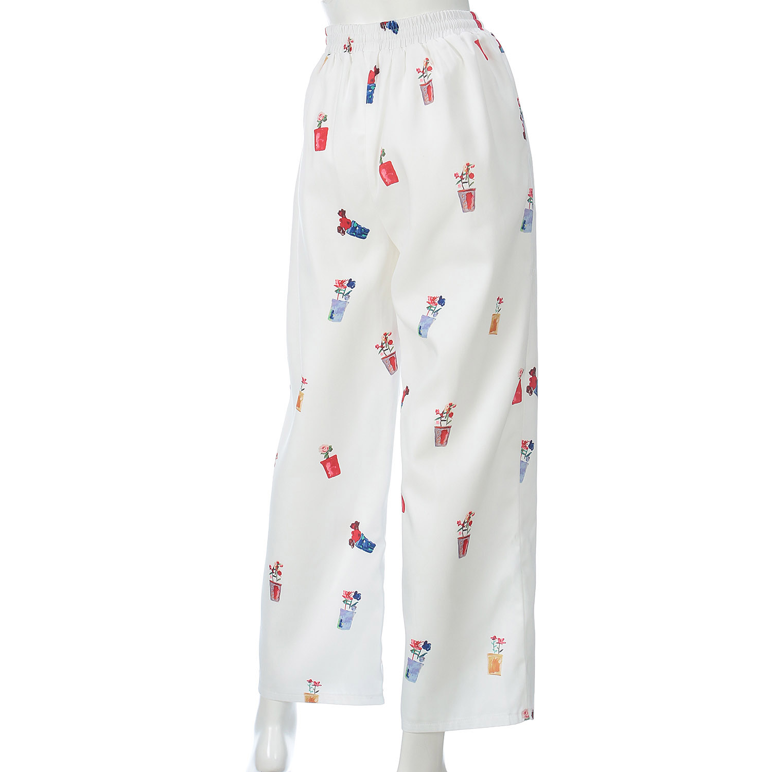 VERITE アーティスティック・セミワイドパンツ - 画像2