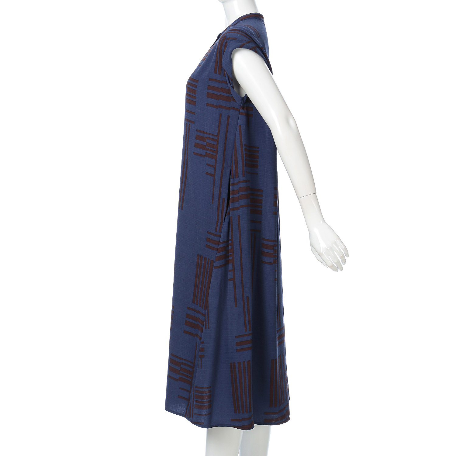 ジオメトリックプリントワンピース - 画像4