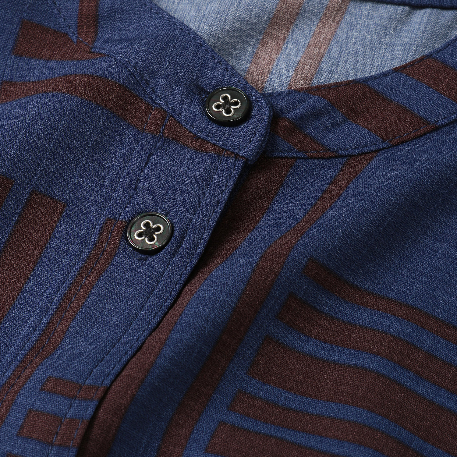 ジオメトリックプリントワンピース - 画像6