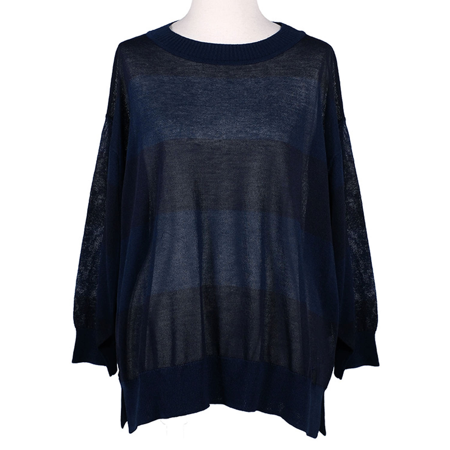 Northern Truck 太ボーダーニットプルオーバー - 画像12