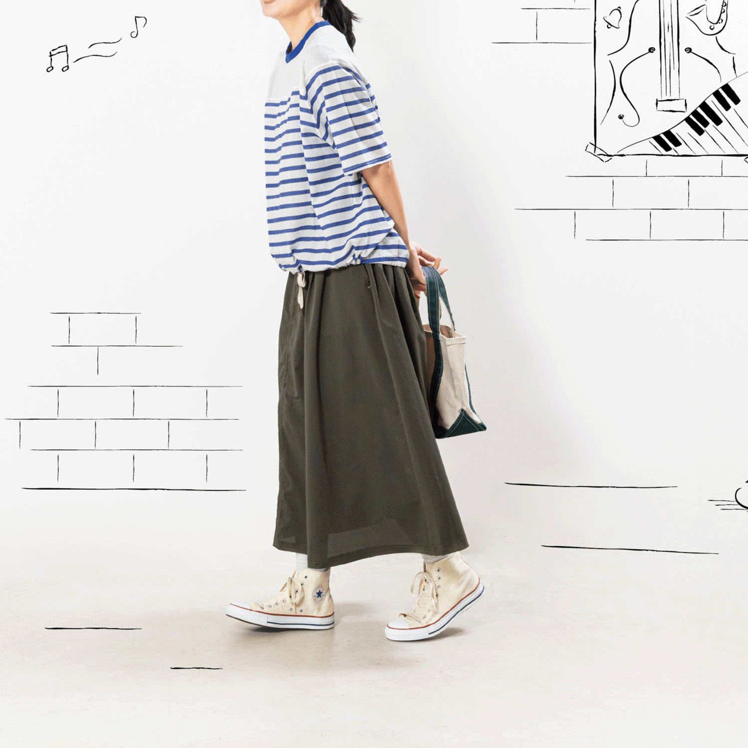 Northern Truck タックギャザースカート - 画像17