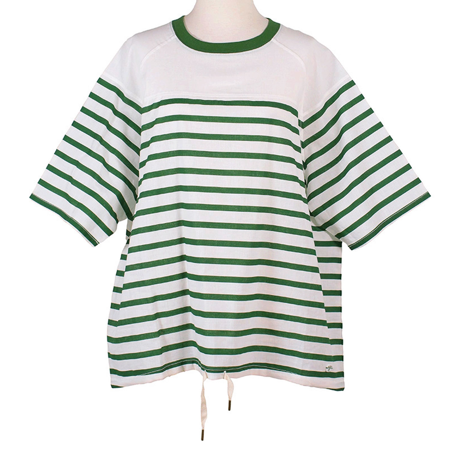 Northern Truck ボーダープリントラグランプルオーバー - 画像2