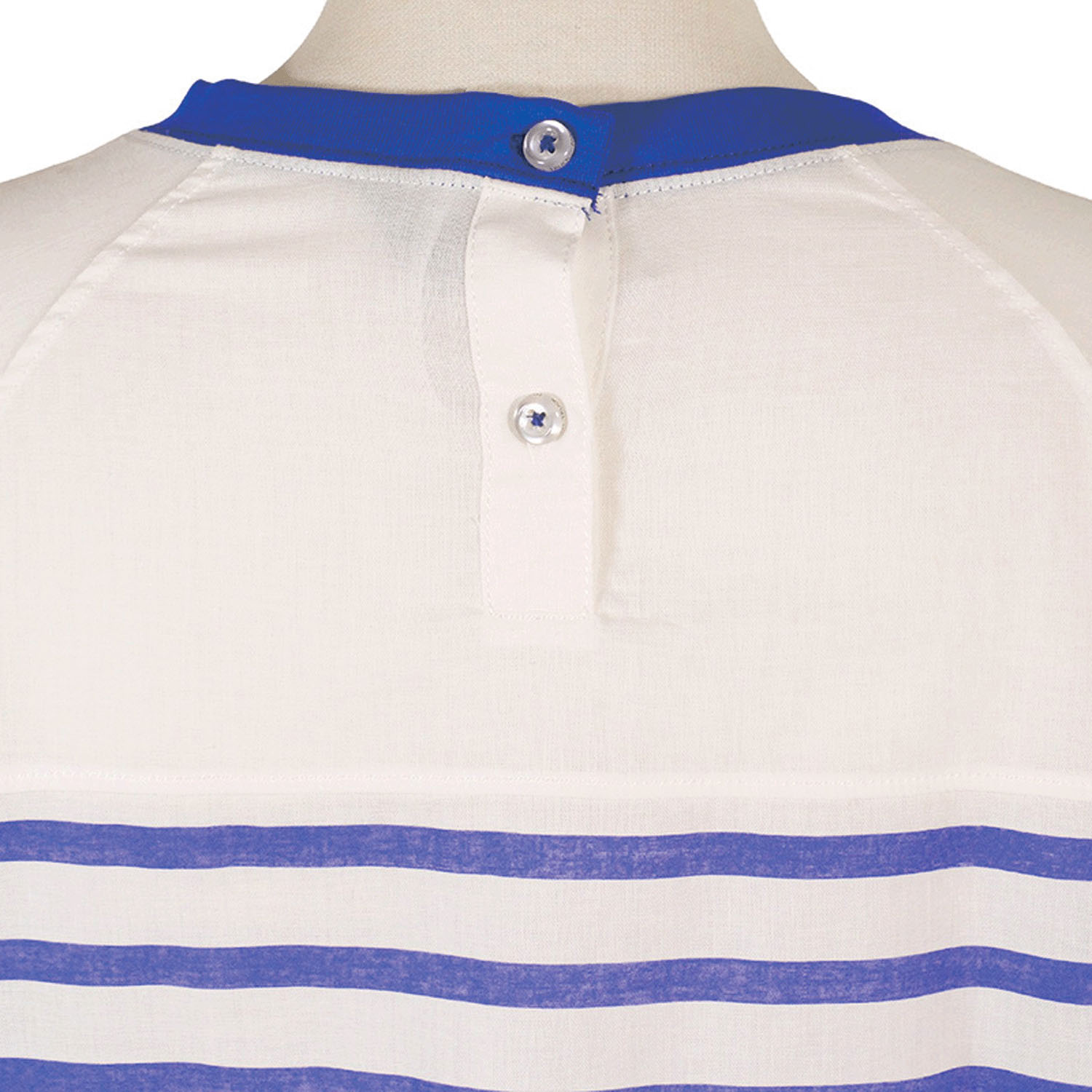 Northern Truck ボーダープリントラグランプルオーバー - 画像13