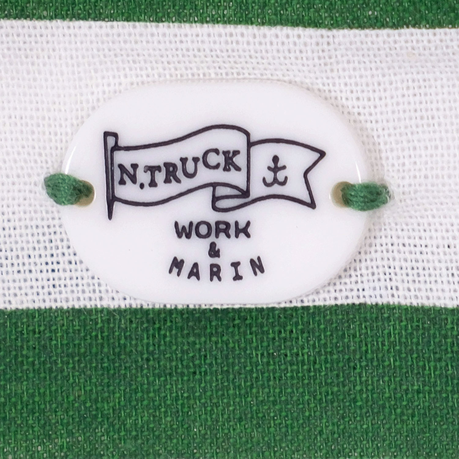 Northern Truck ボーダープリントラグランプルオーバー - 画像4