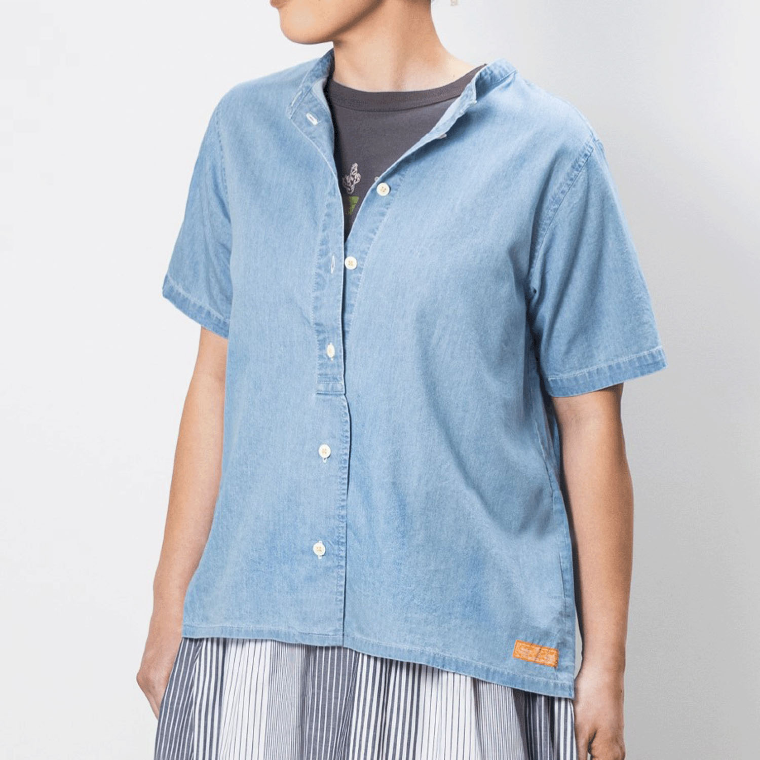 Northern Truck バンドカラーワークシャツ