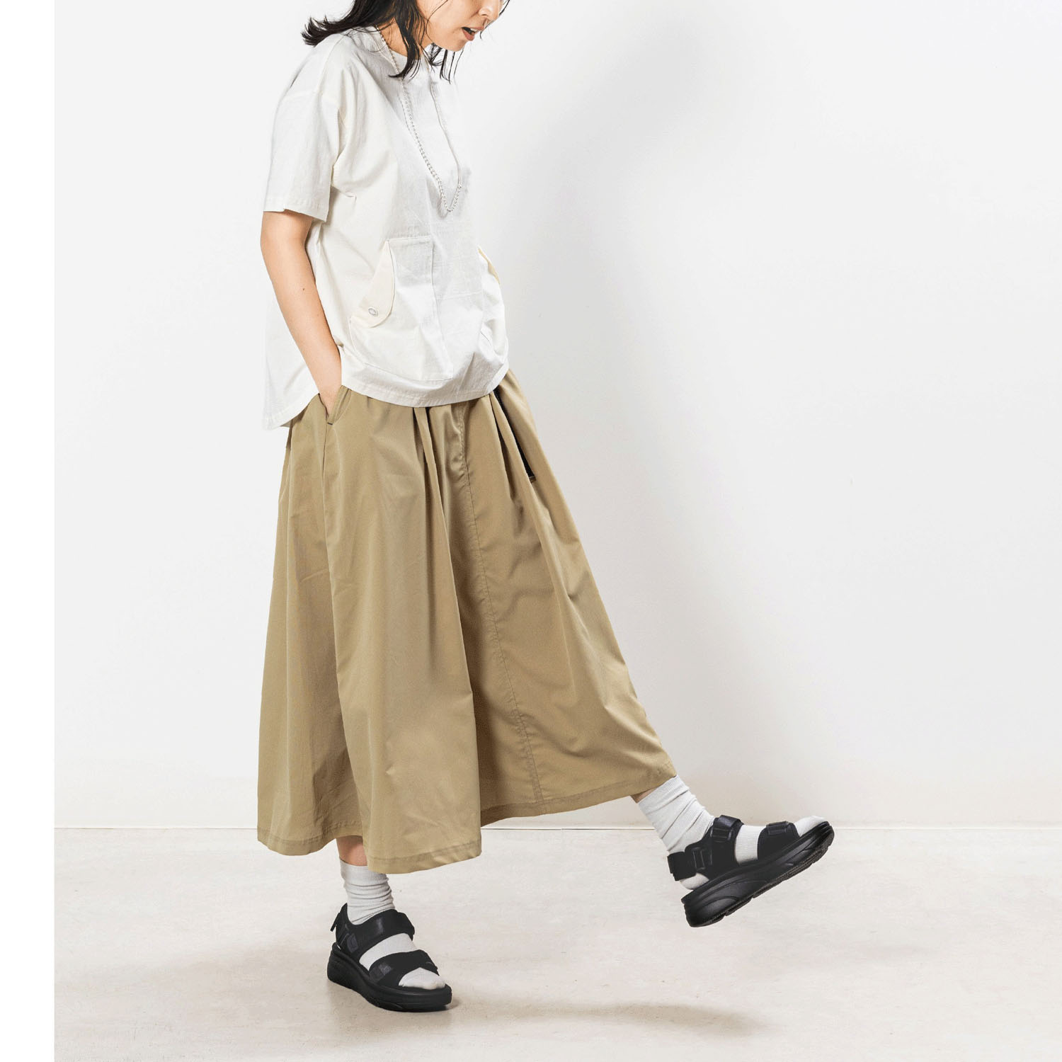 Northern Truck 異素材づかいワイドプルオーバー - 画像3