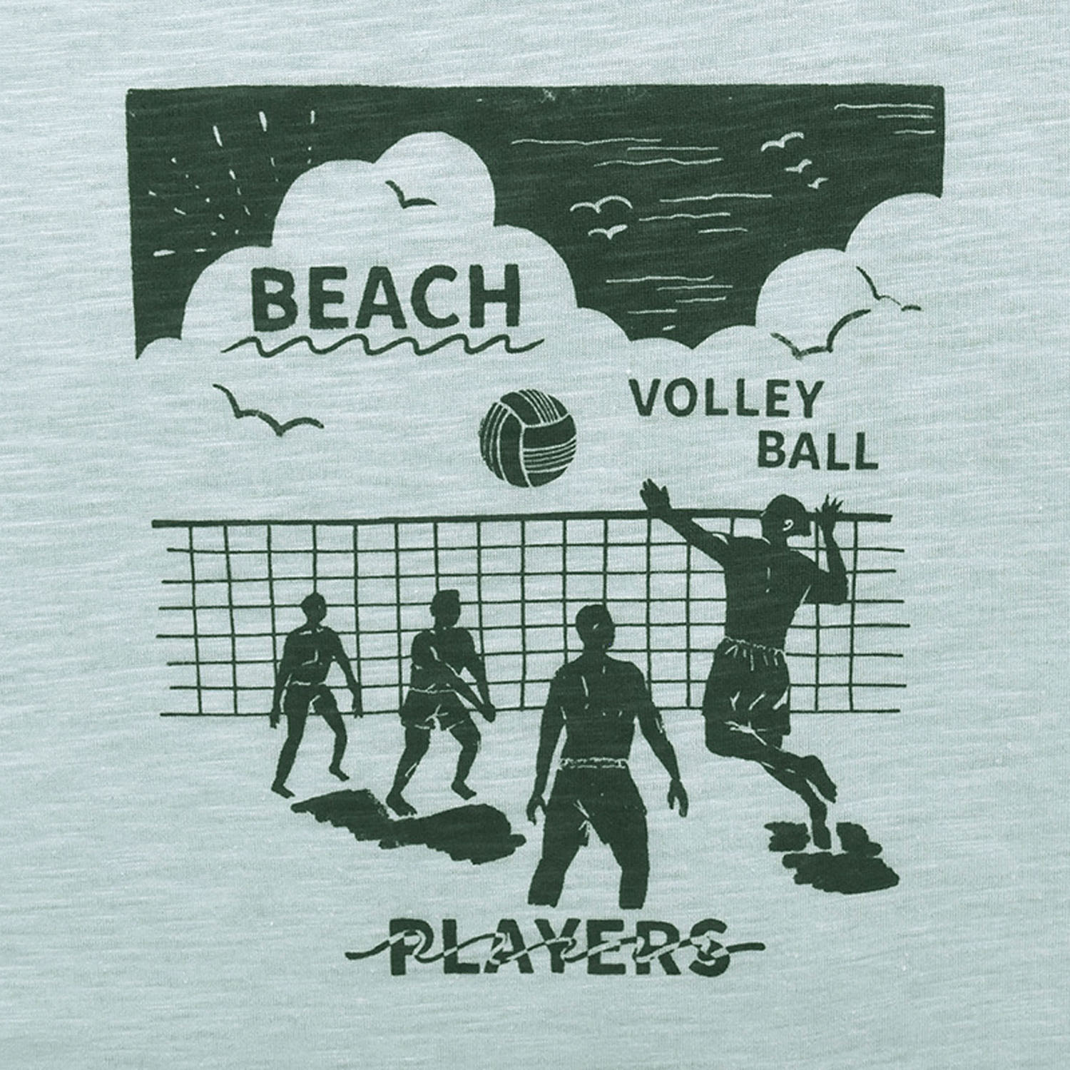 Northern Truck ビーチバレーボールプリントTシャツ - 画像14