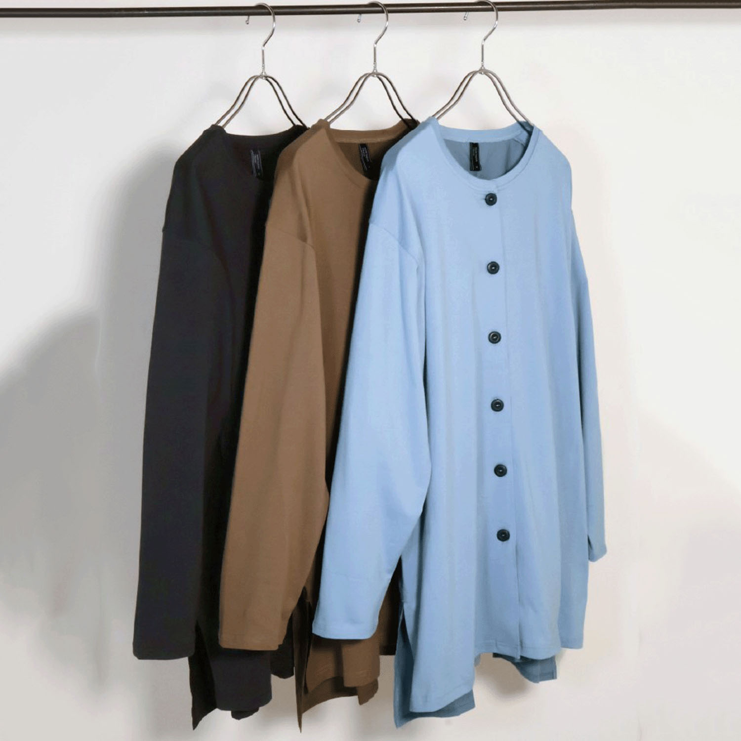 Northern Truck 異素材づかいロングカーデ