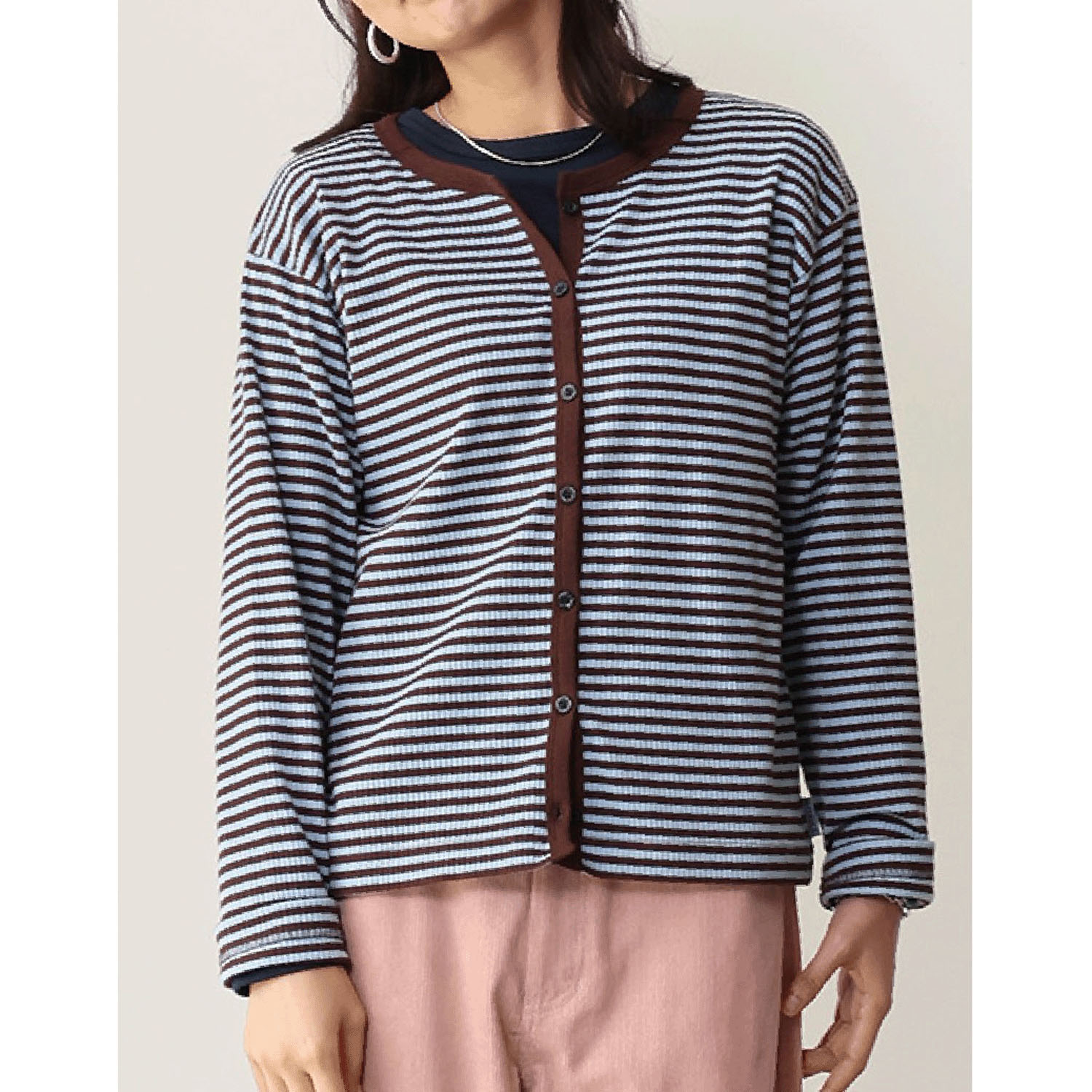 Northern Truck リブ編みカーディガン