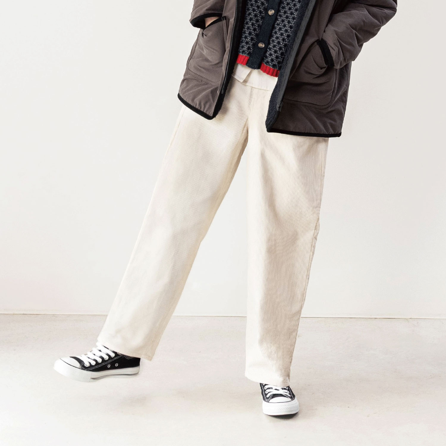 Northern Truck コーデュロイストレートパンツ - 画像3