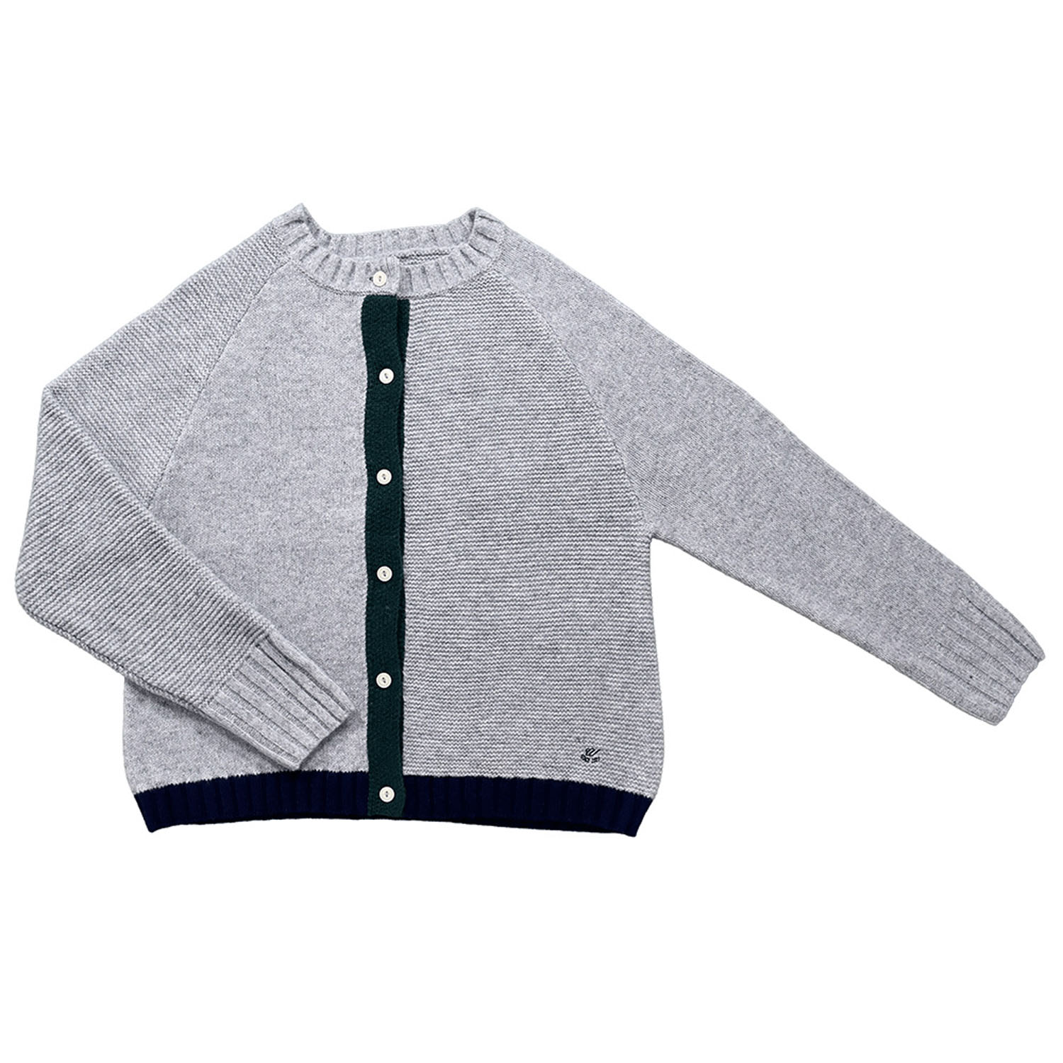 Northern Truck パッチワーク風配色ポイントカーディガン - 画像3