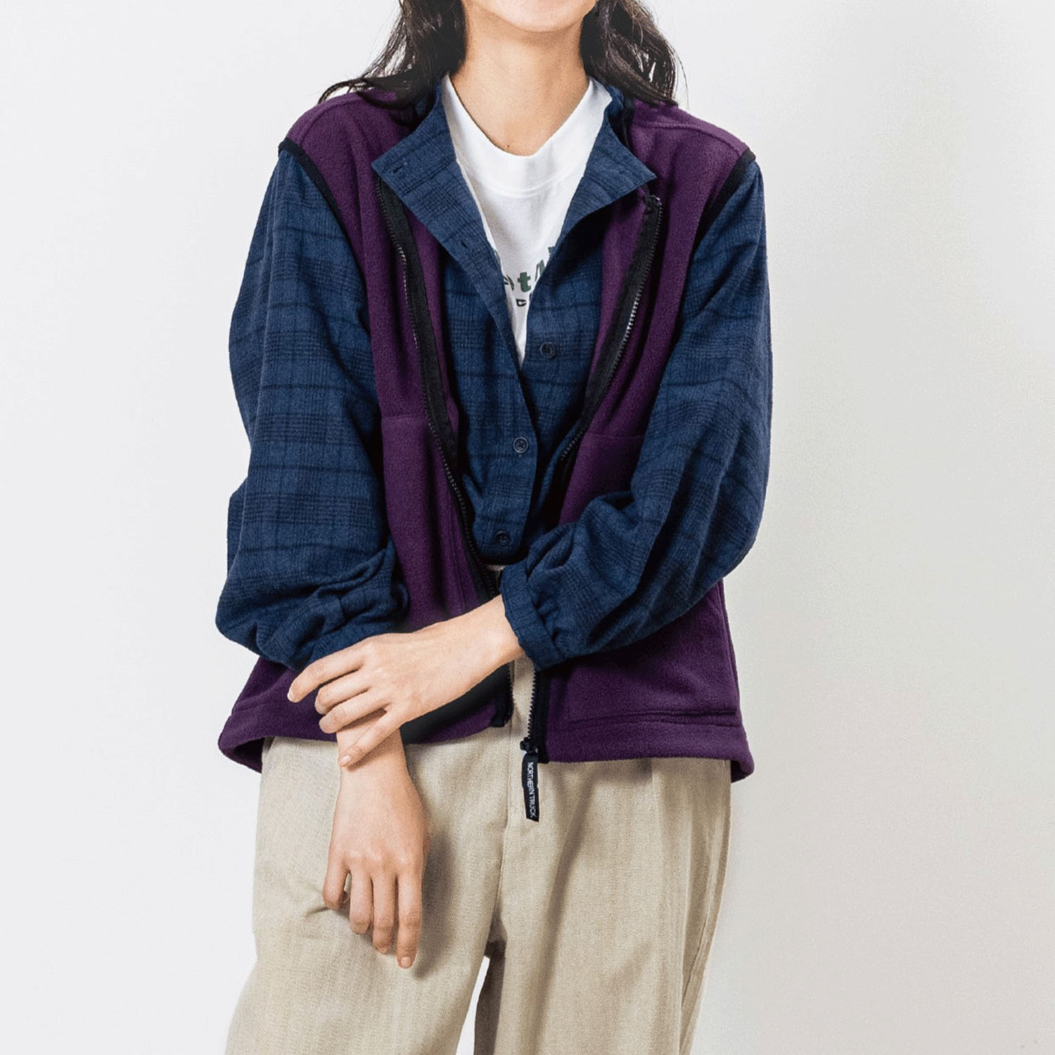 Northern Truck フリースドロップショルダーベスト - 画像8