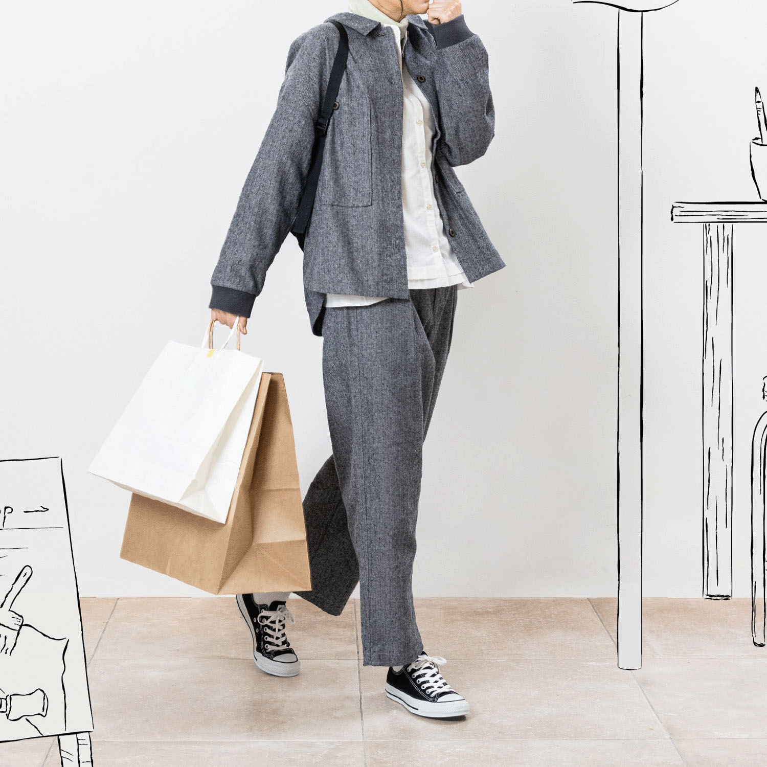 Northern Truck ジェイルポケットワークジャケット - 画像4