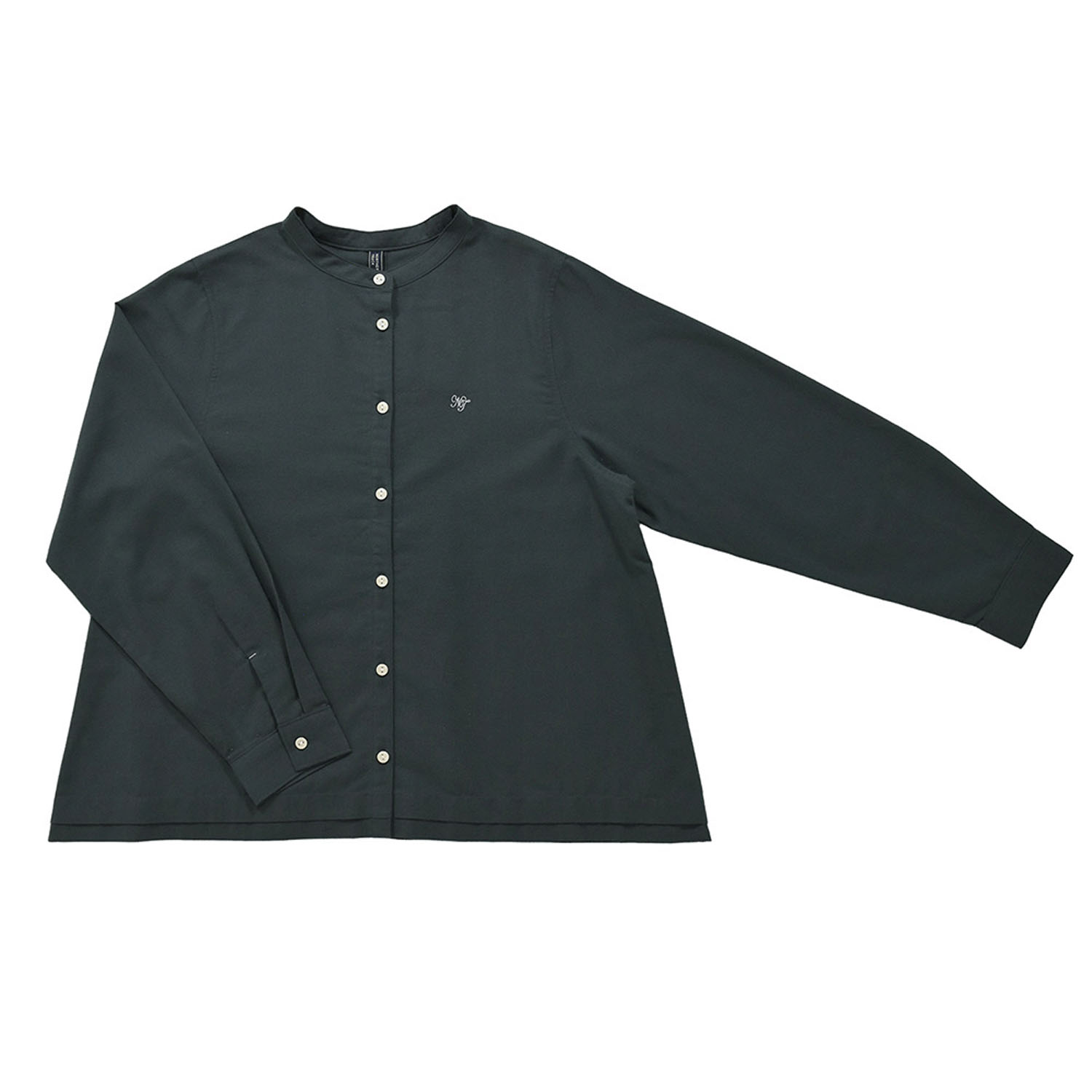 Northern Truck 裾タックバンドカラーブラウス - 画像3