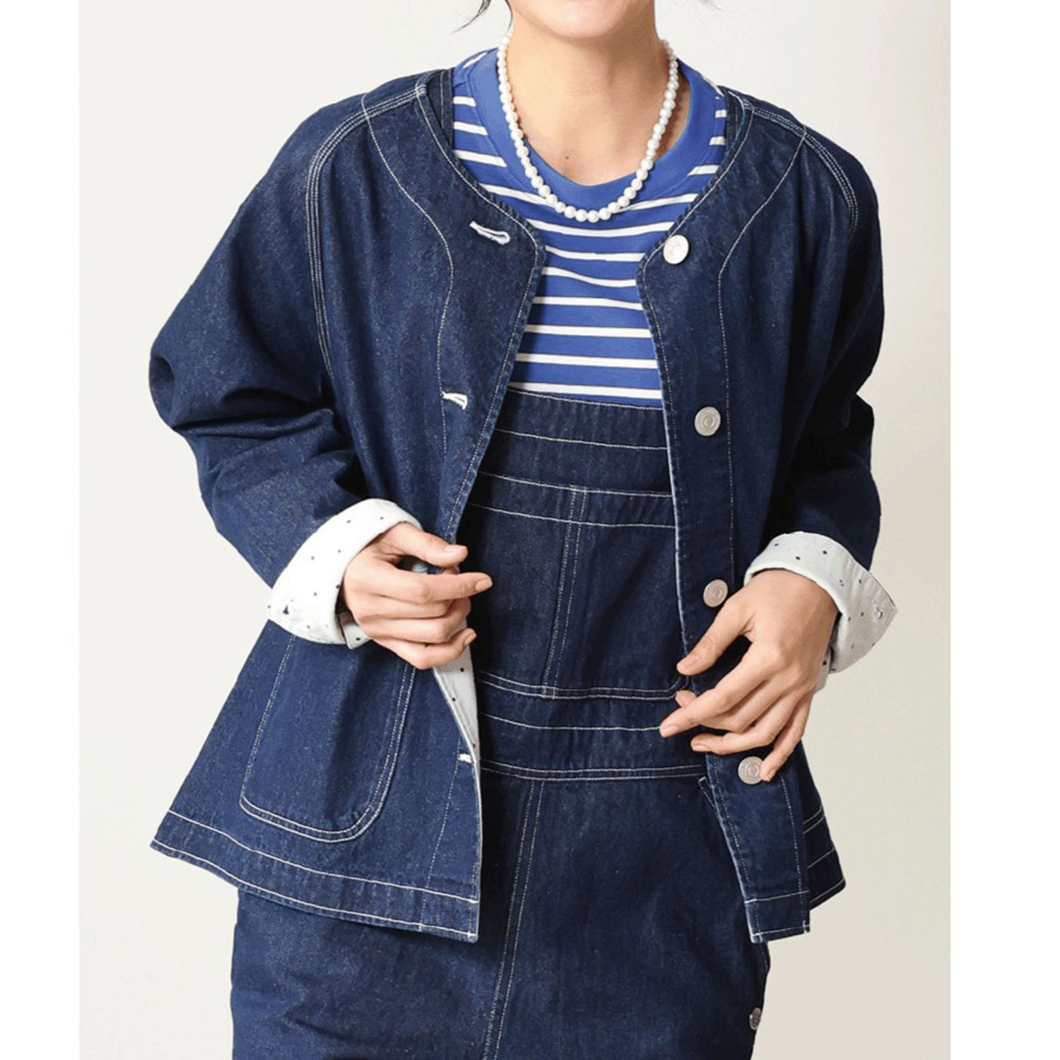 Northern Truck 先染めボーダープルオーバー - 画像12