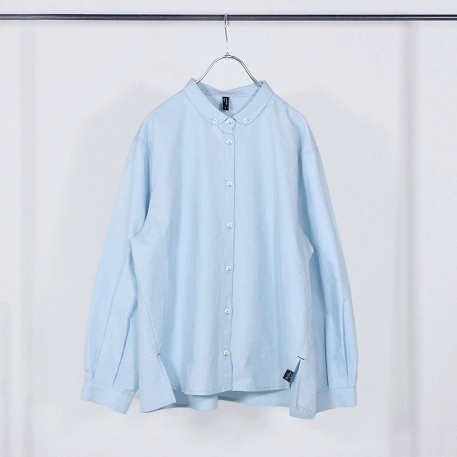 Northern Truck ラウンドヘム釦ダウンシャツ - 画像7