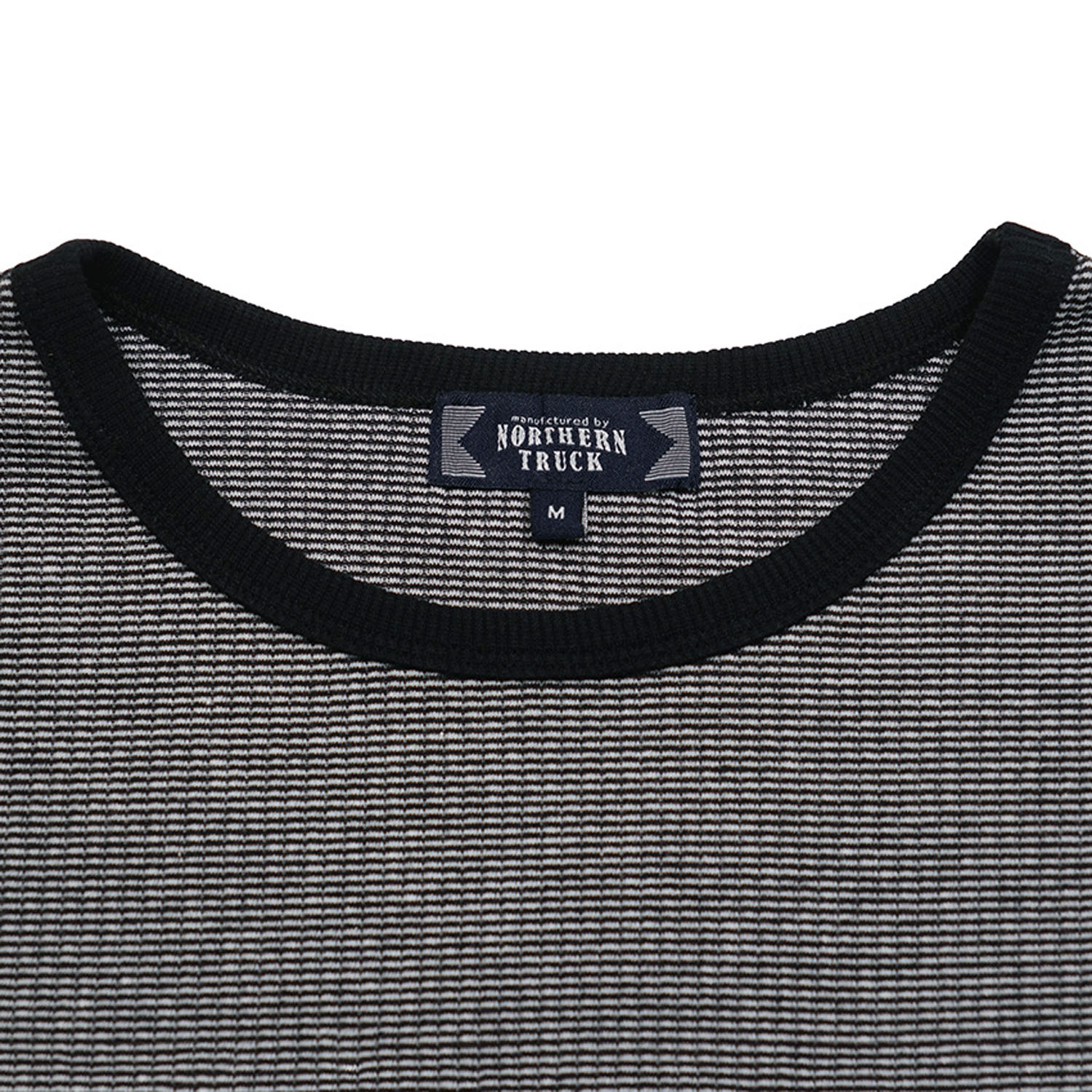 Northern Truck リブ編みクルーネックプルオーバー - 画像3